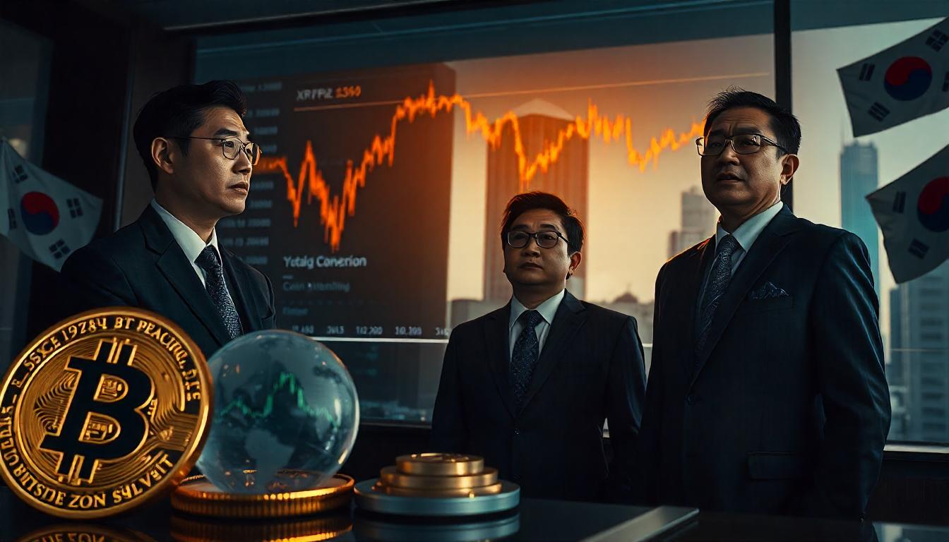 Bitcoin and XRP experienced a brief 30% decline on South Korean exchanges as martial law was imposed.