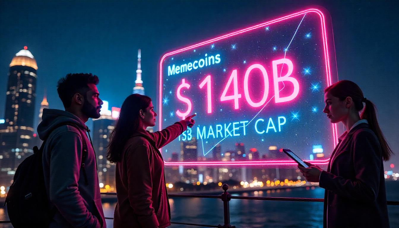 Memecoins Climb to $140 Billion in Market Value, Enhancing Their Impact on the Crypto Market.