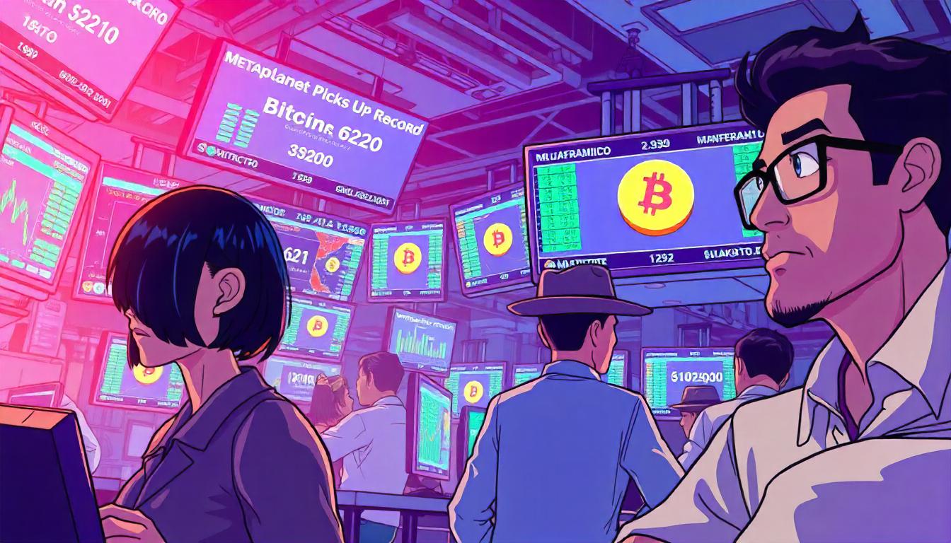 Metaplanet Buys Record 620 Bitcoin While XRP Leads Broader Market Sell-Off