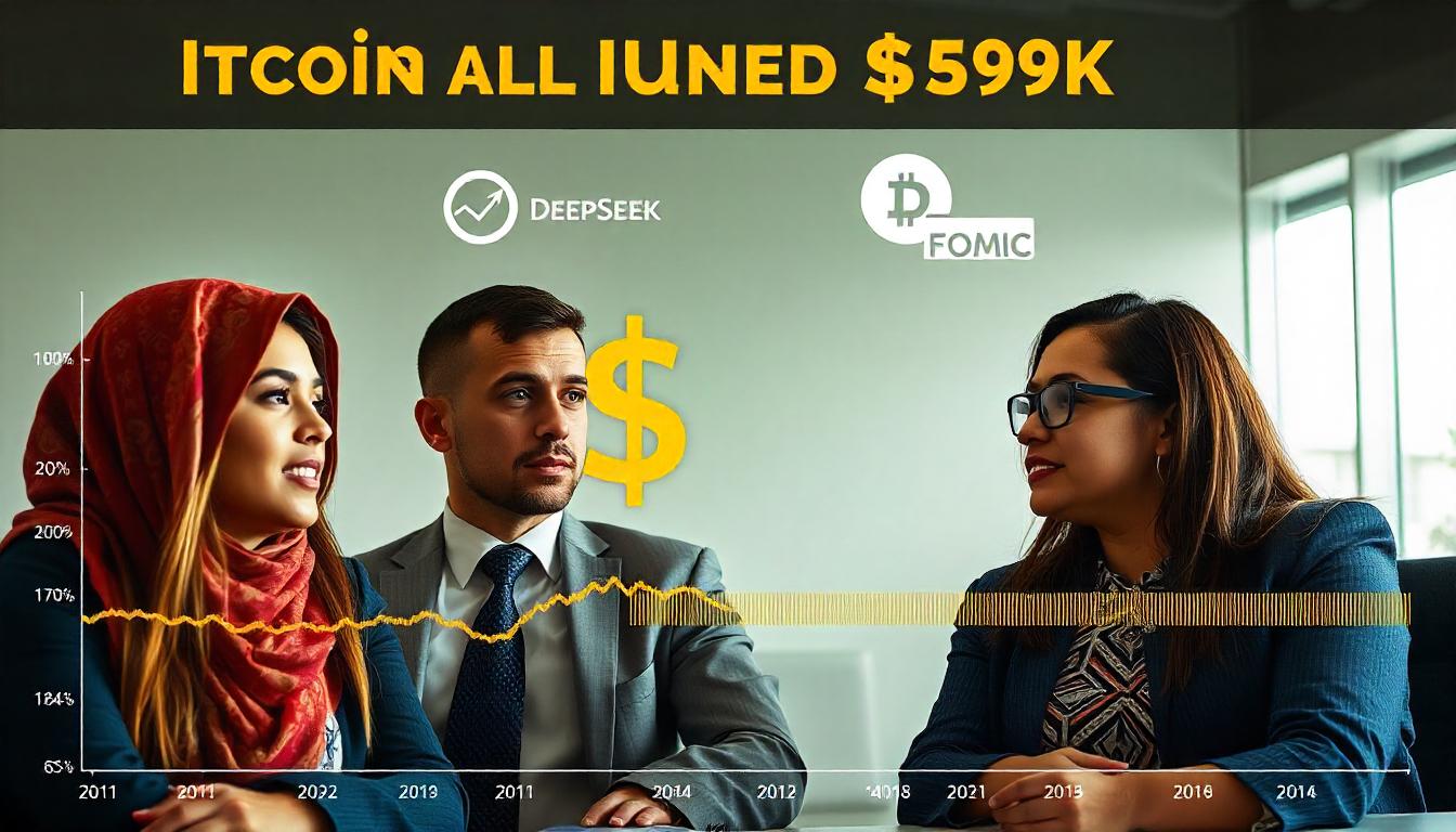 Bitcoin Dips Below $99K as DeepSeek and FOMC Drive Market Activity, Dimming Trump Effect