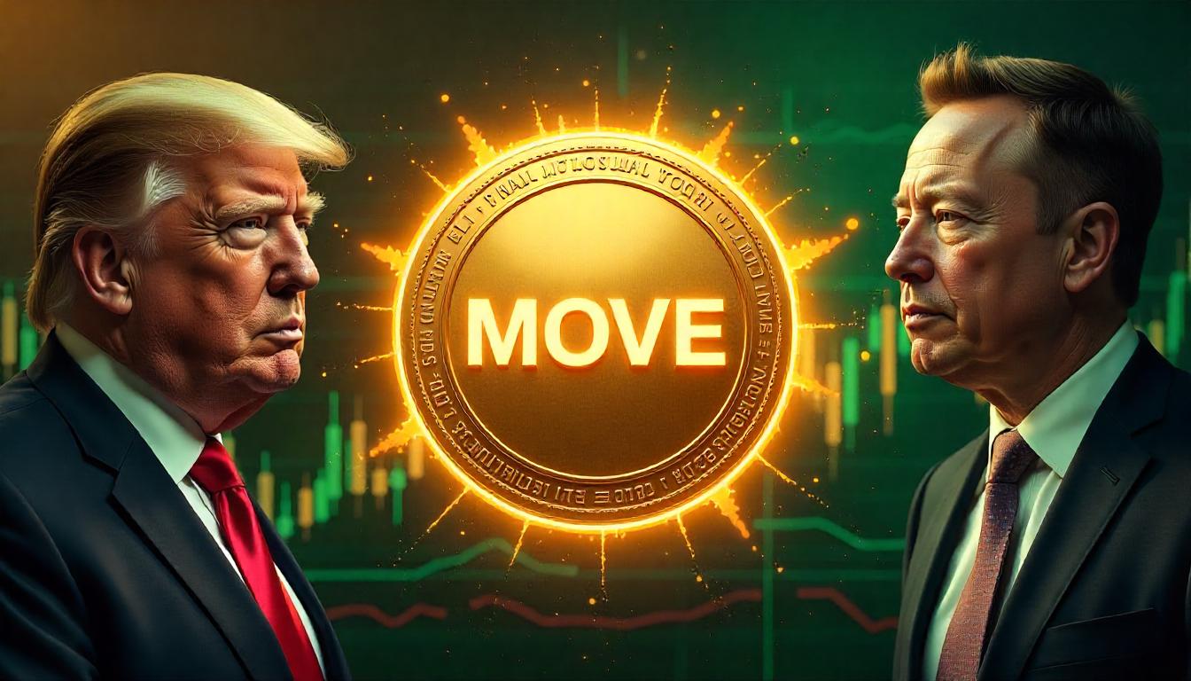 MOVE Surges 20% Amid Trump-Linked World Liberty Fi Token Acquisition and Musk’s DOGE Ties
