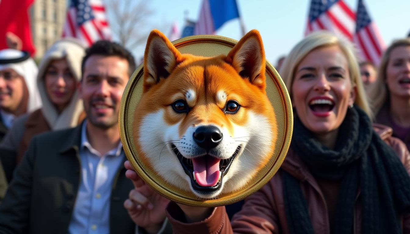 Trump Inauguration Announcement Sparks U.S. DOGE to Display Dogecoin Logo.