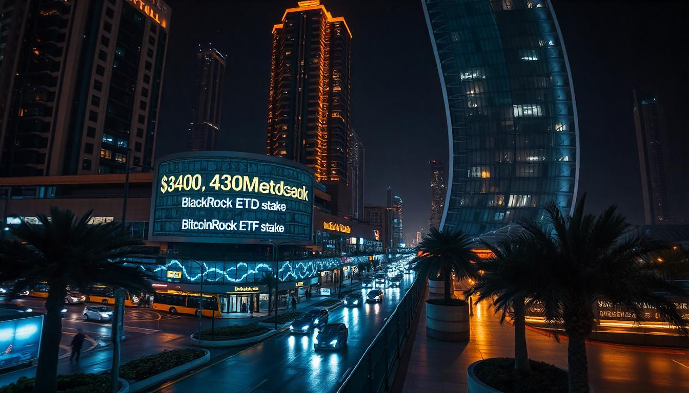 Abu Dhabi Unveils $437M Stake in BlackRock’s Spot Bitcoin ETF.