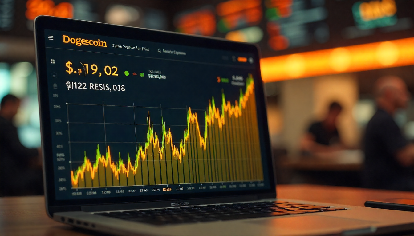 Dogecoin Reaches $0.22 Resistance as Trading Volume Surges – Can Momentum Hold?