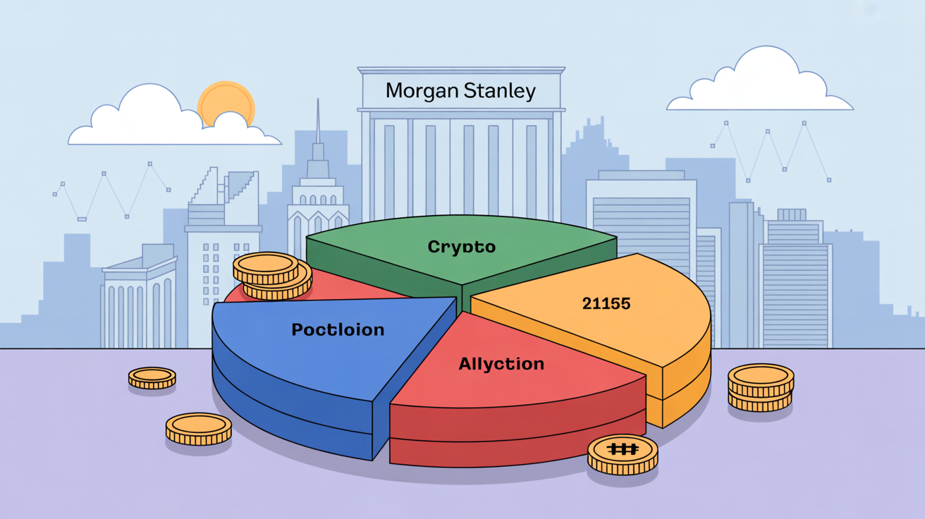 Morgan Stanley Suggests Investors Consider a 4% “Opportunistic” Allocation to Crypto