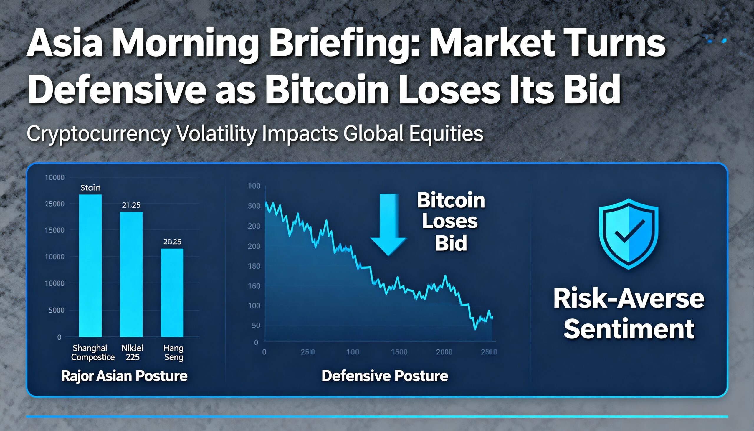 Asia Morning Brief: Markets Shift to Defense as Bitcoin Fails to Hold Ground