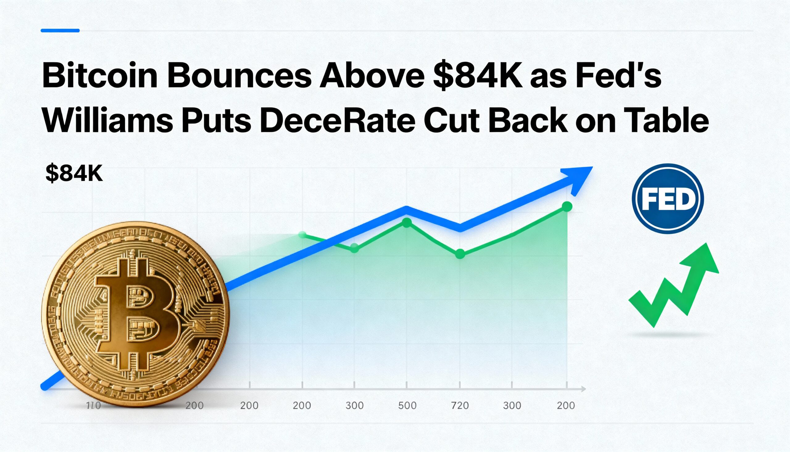 Freepik  Bitcoin Bounces Above 84k As Feds Williams Puts De  7508