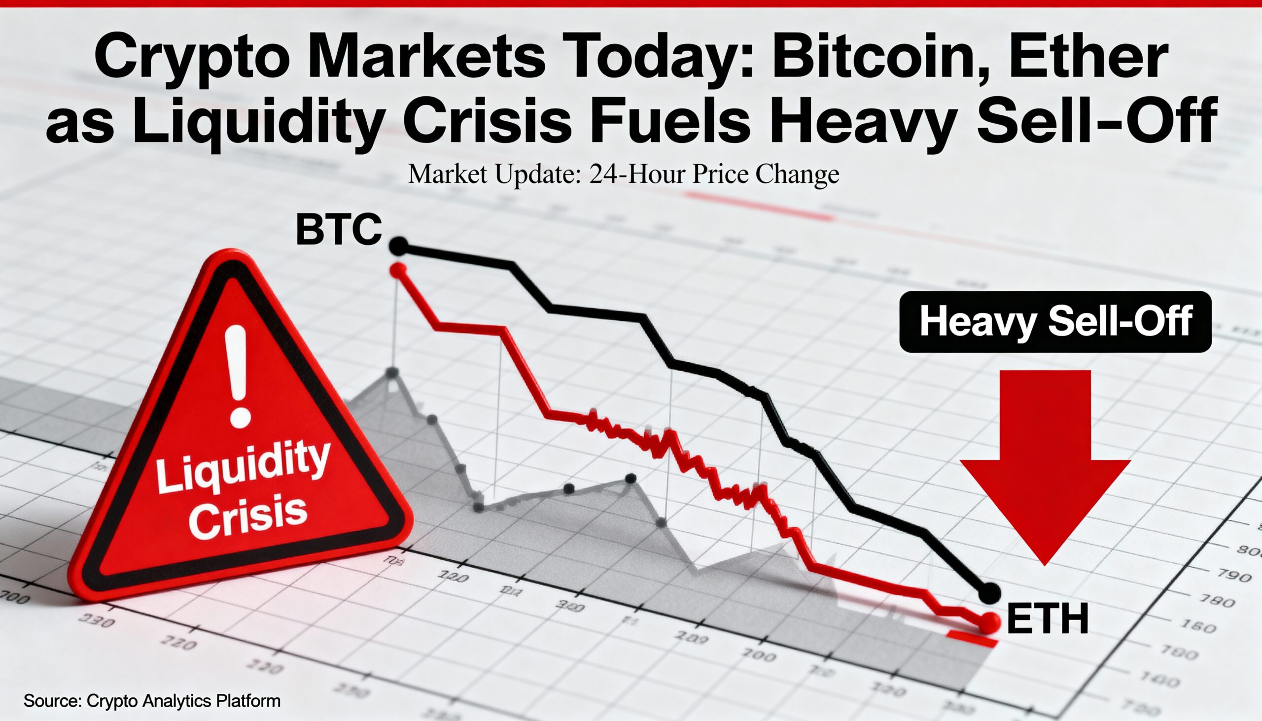 Freepik  Crypto Markets Today Bitcoin Ether Slide As Liquid  7503