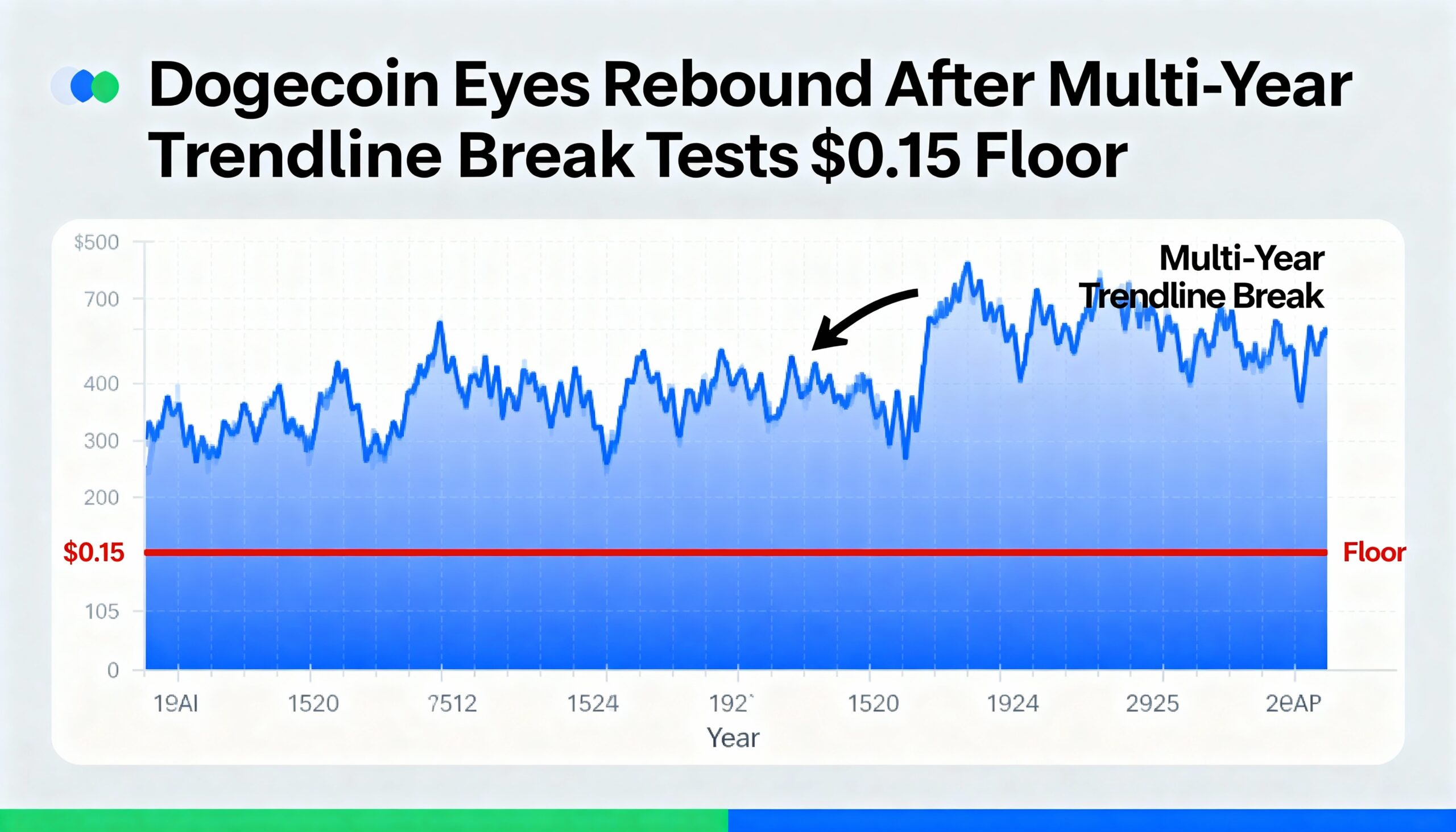 Dogecoin Looks to Stabilize After Breaking Long-Term Trendline, $0.15 Support in Focus