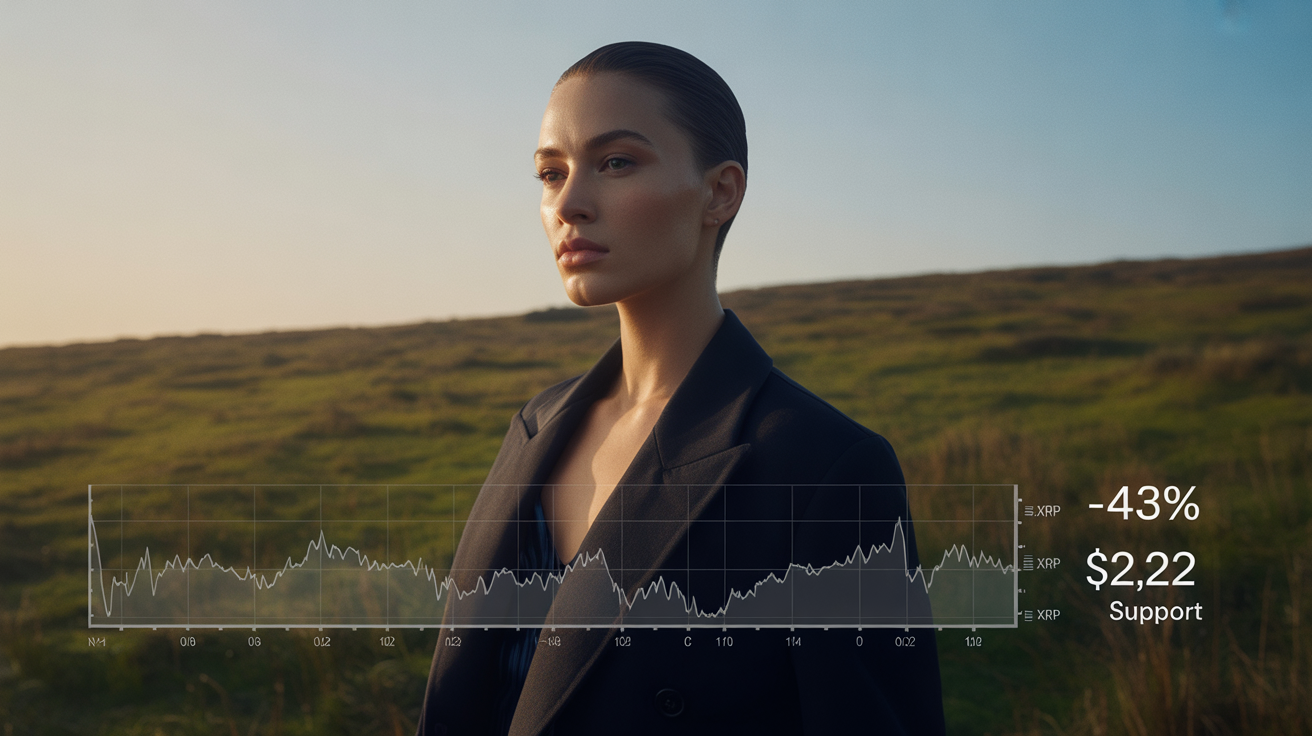 XRP Drops 4.3% Despite XRPC ETF Debut as Bitcoin Slips, Sees Support Around $2.22