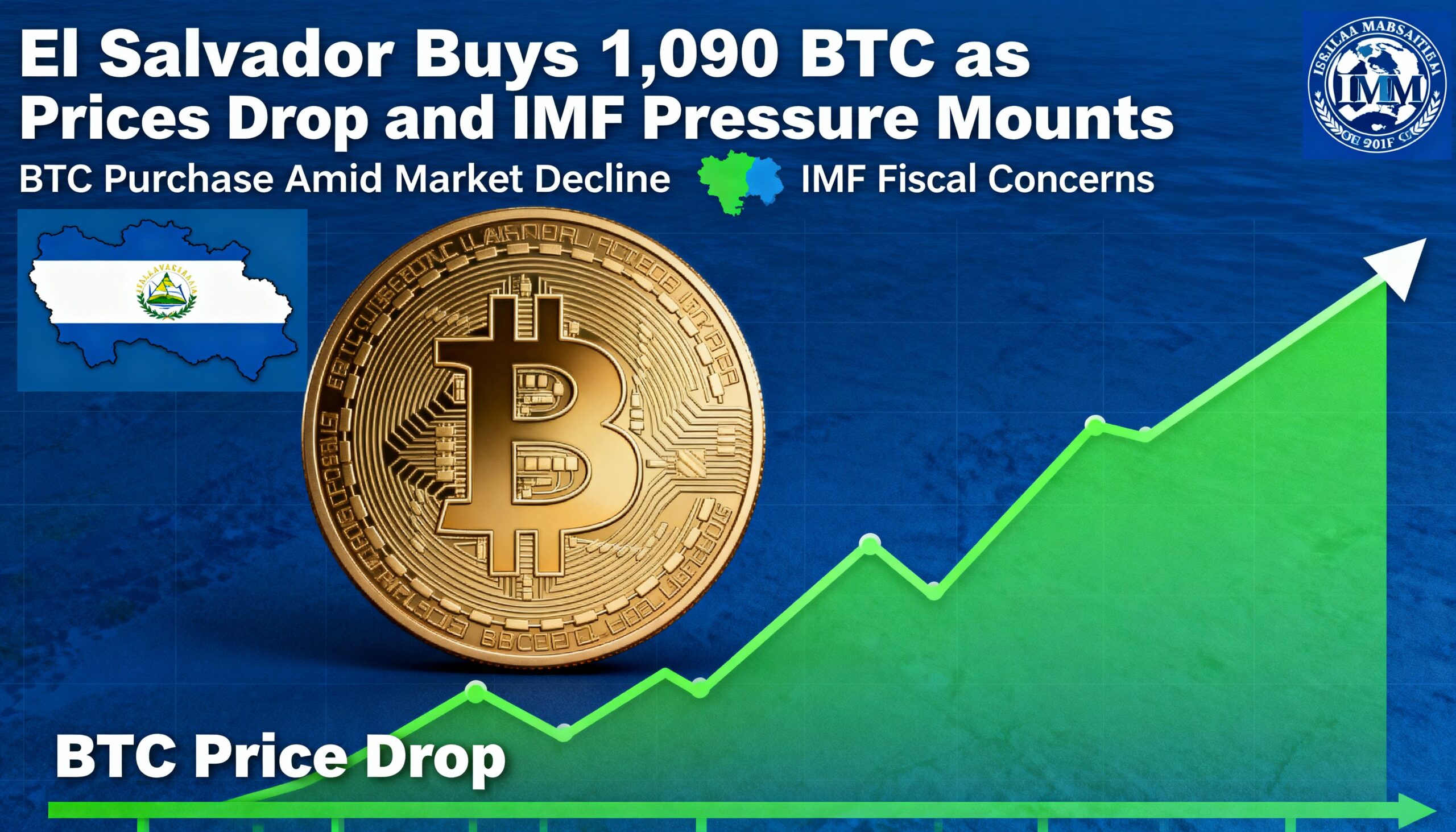 El Salvador Adds 1,090 BTC to Its Reserves Amid Falling Prices and Rising IMF Scrutiny