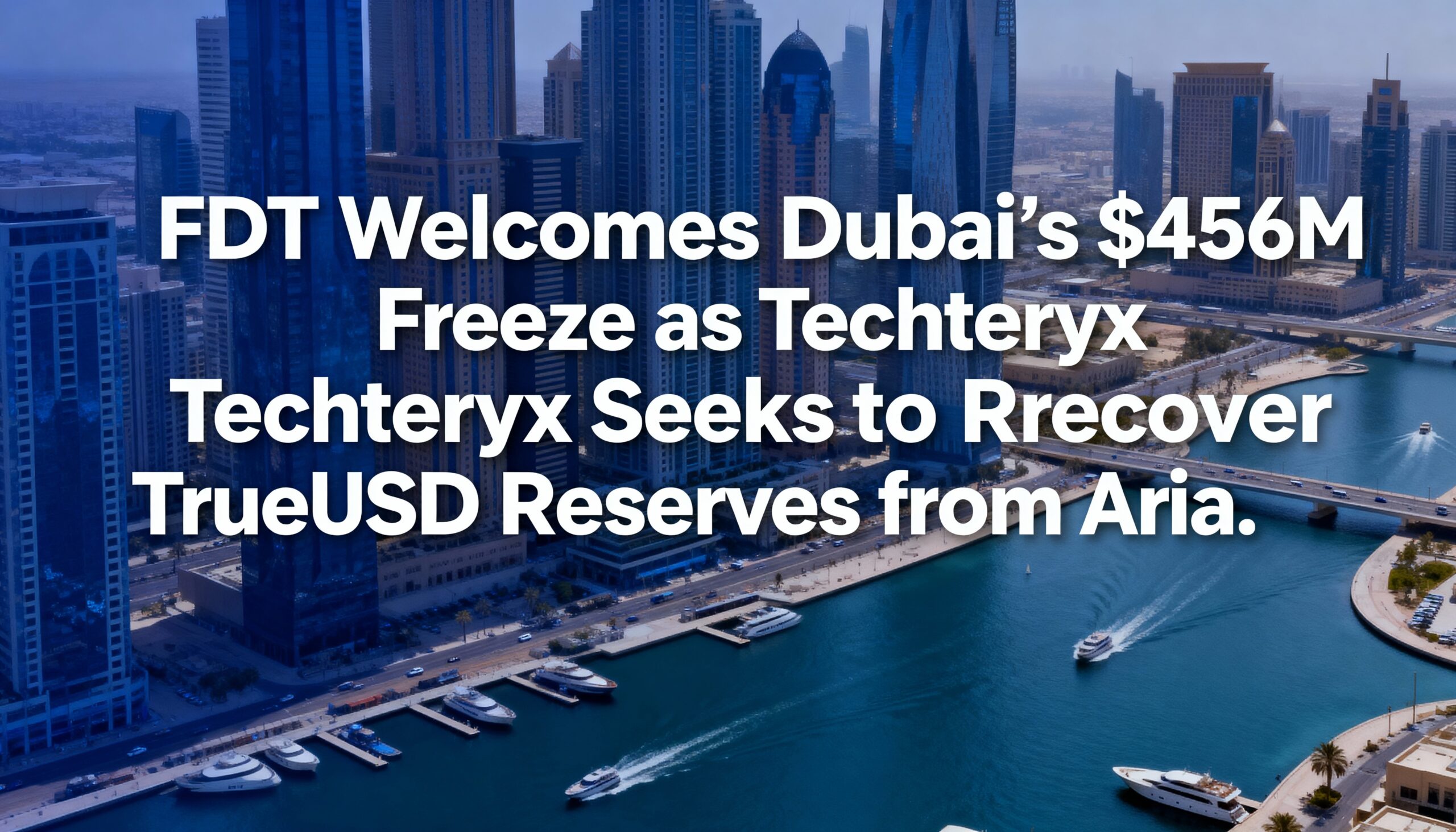 FDT Backs Dubai’s $456M Freeze as Techteryx Moves to Reclaim TrueUSD Reserves from Aria