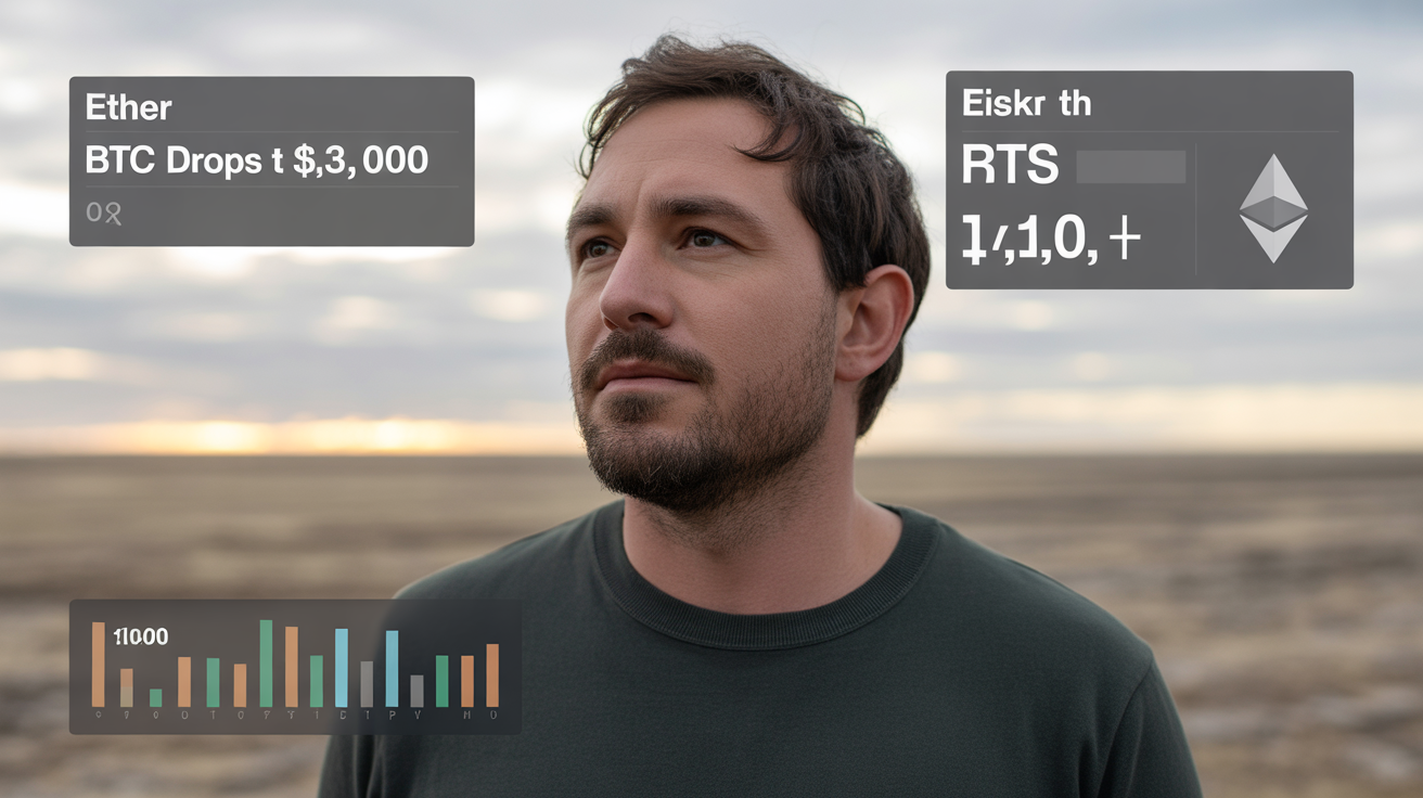 Ether Falls Under $3,100 as Investment Manager Notes Investors See ETH as ‘Riskier’ Than Bitcoin.