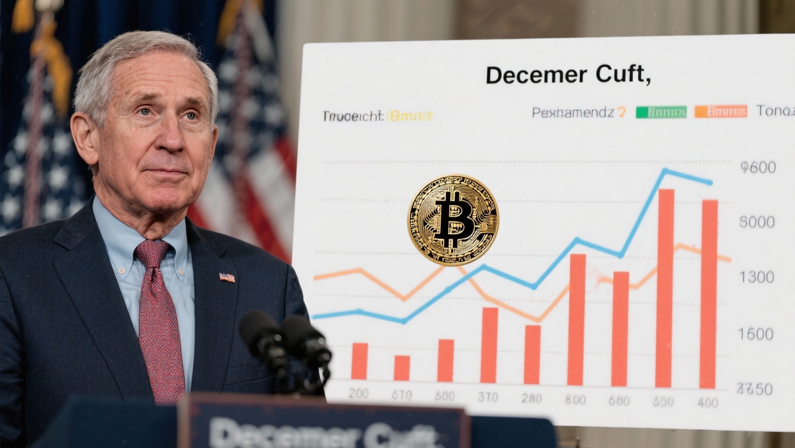 Bitcoin Charts Flash Warning as Powell Tempers Hopes for December Rate Cut