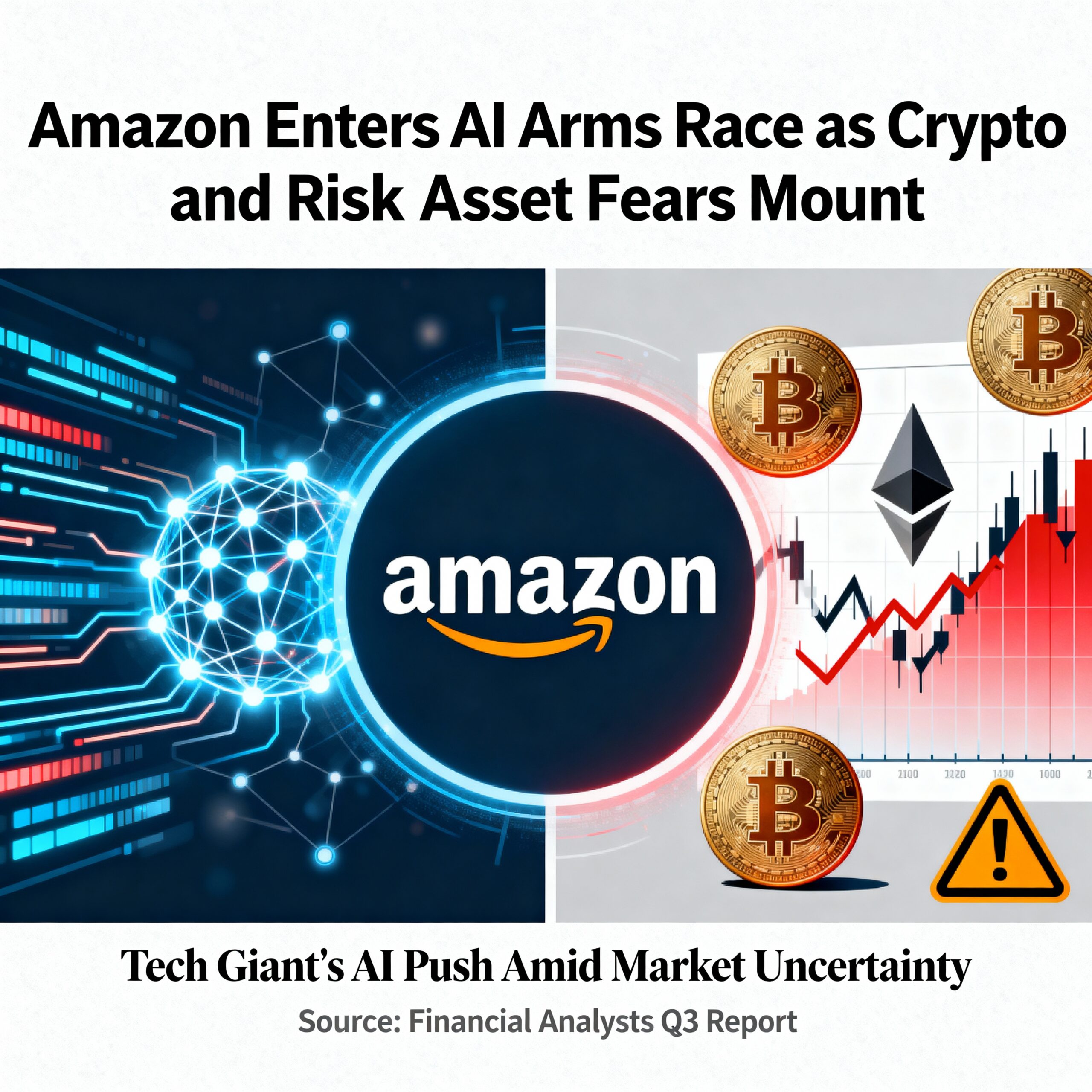 Amazon Joins the AI Race Amid Growing Concerns Over Crypto and Risk Assets