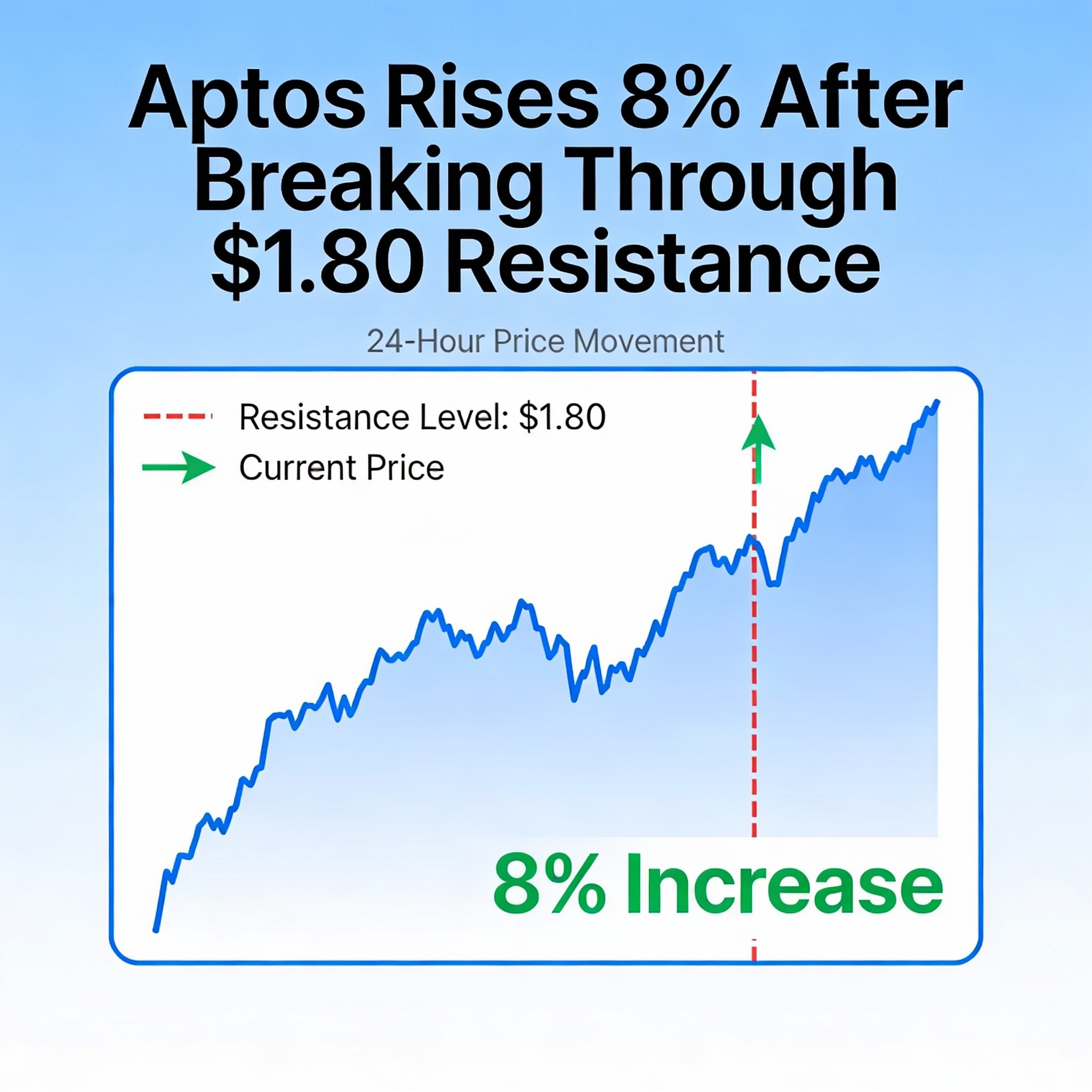 Aptos Jumps 8% Following Break Above $1.80 Resistance