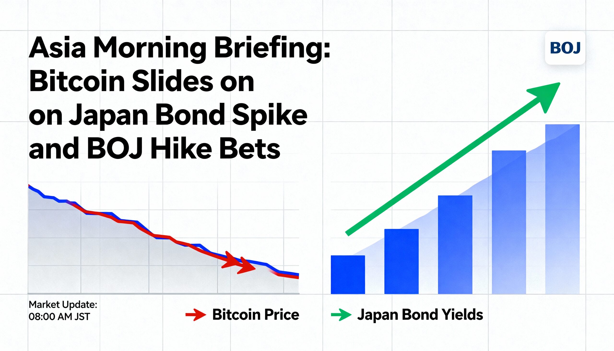 “Asia Morning Update: Bitcoin Falls Amid Japan Bond Surge and BOJ Rate Speculation”