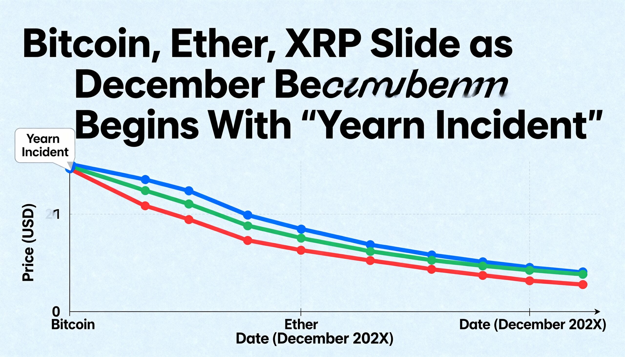 “Bitcoin, Ether, XRP Dip at December Start Following ‘Yearn Incident'”