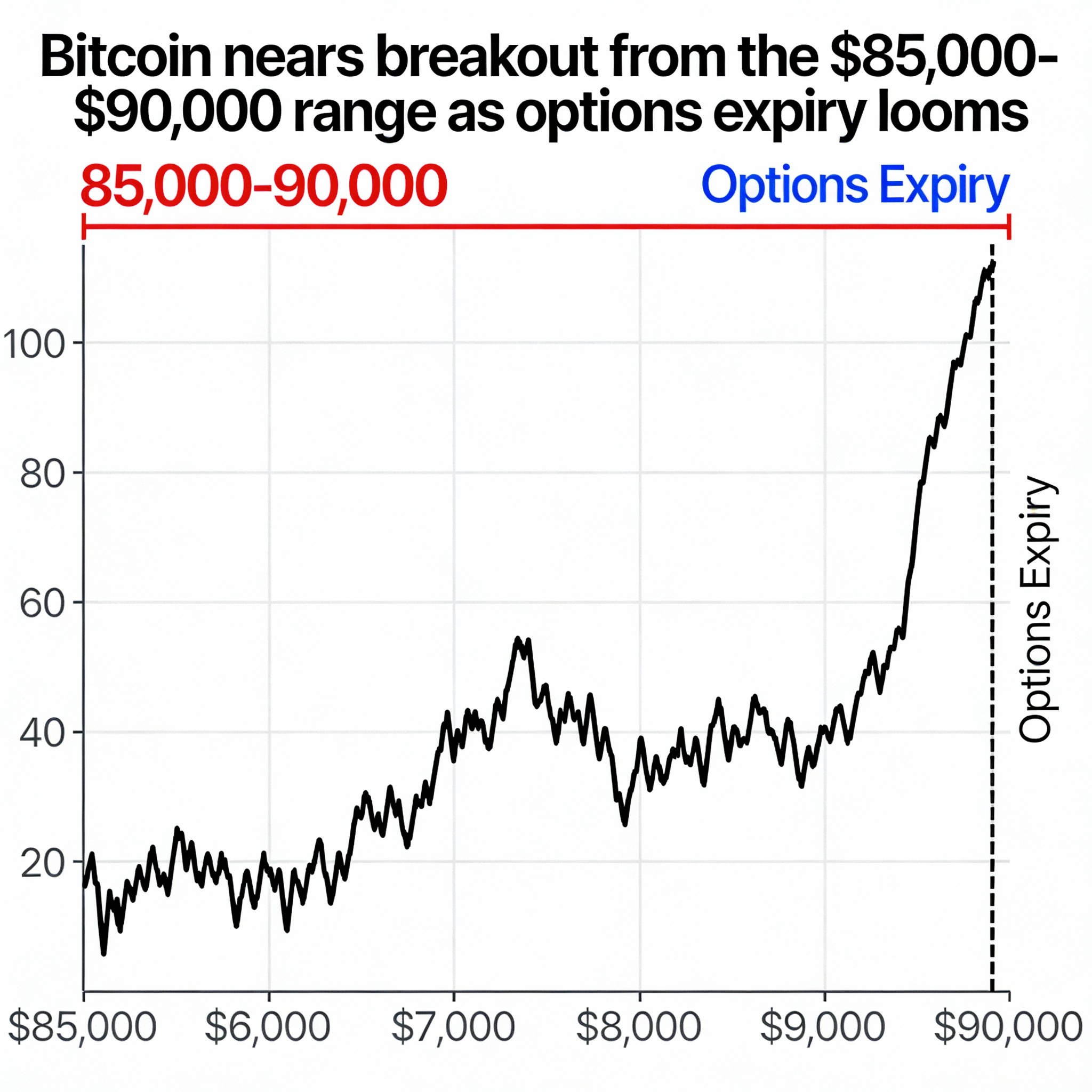 Freepik  Bitcoin Nears Breakout From The 8500090000 Range A  9132