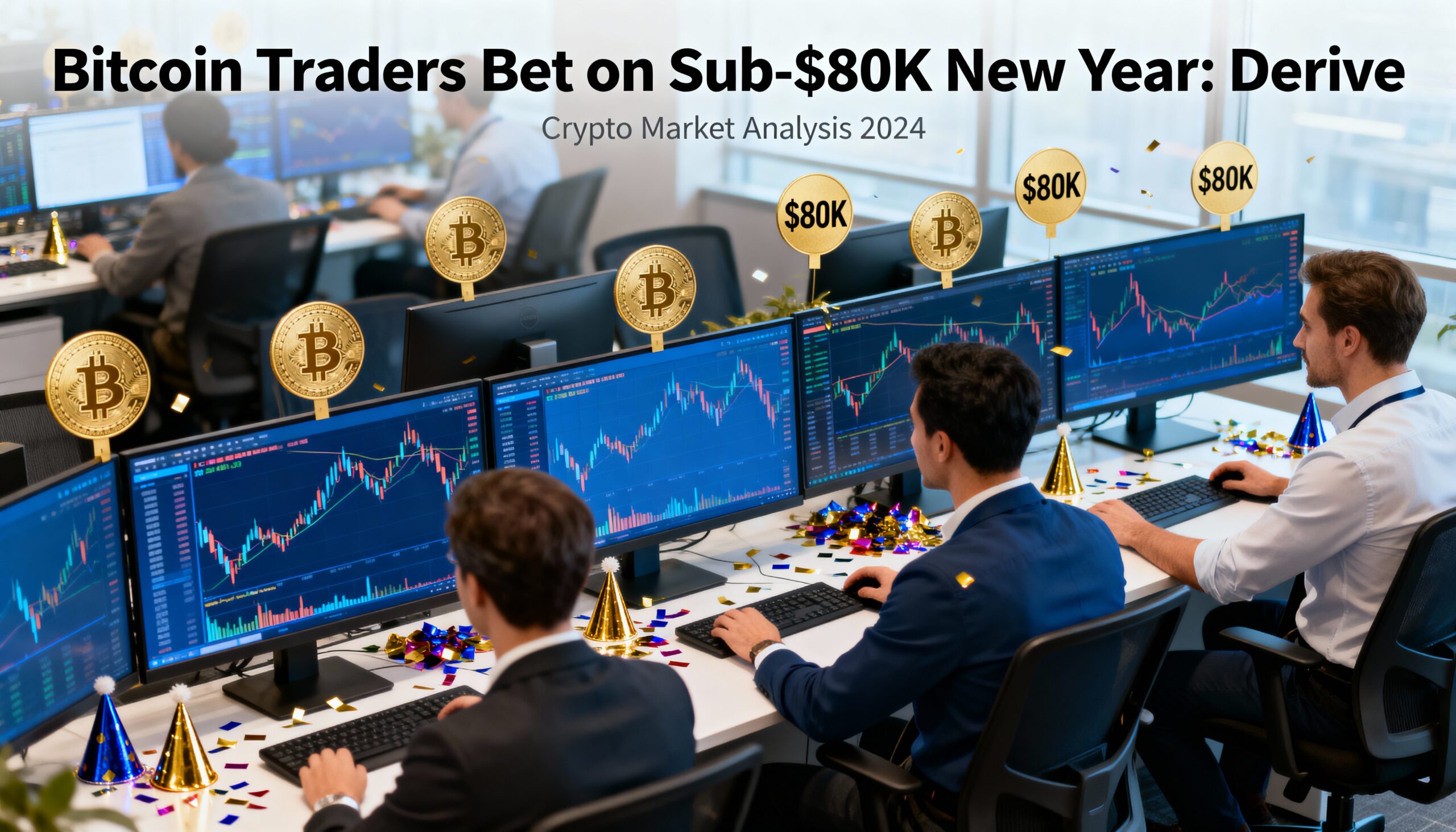 Bitcoin Traders Bet on Sub-$80K New Year: Derive