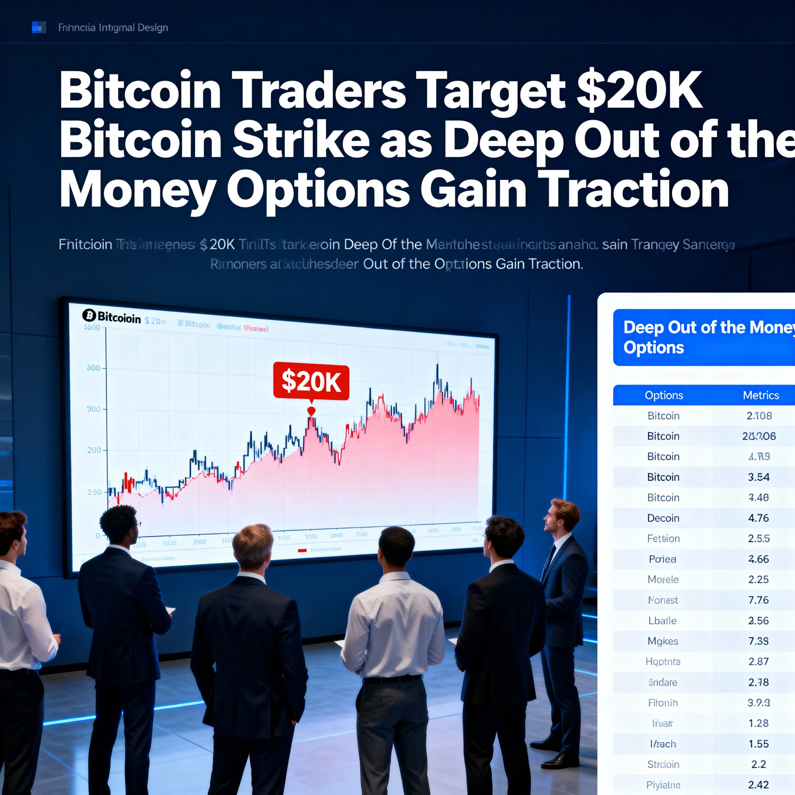 Bitcoin Traders Eye $20K Strike as Out-of-the-Money Options See Rising Activity