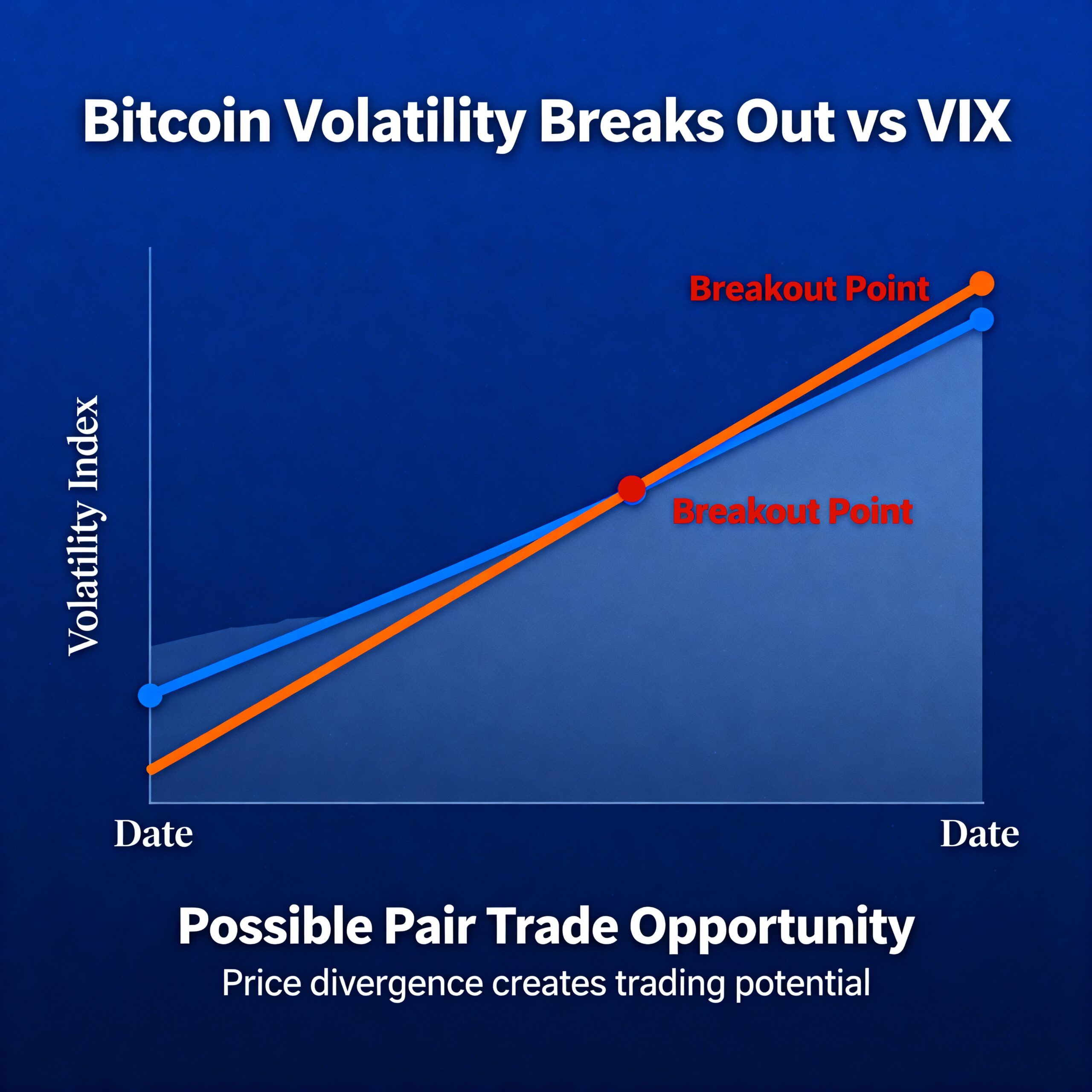 Bitcoin Volatility Surges Past VIX, Opening Potential Pair Trade Setup