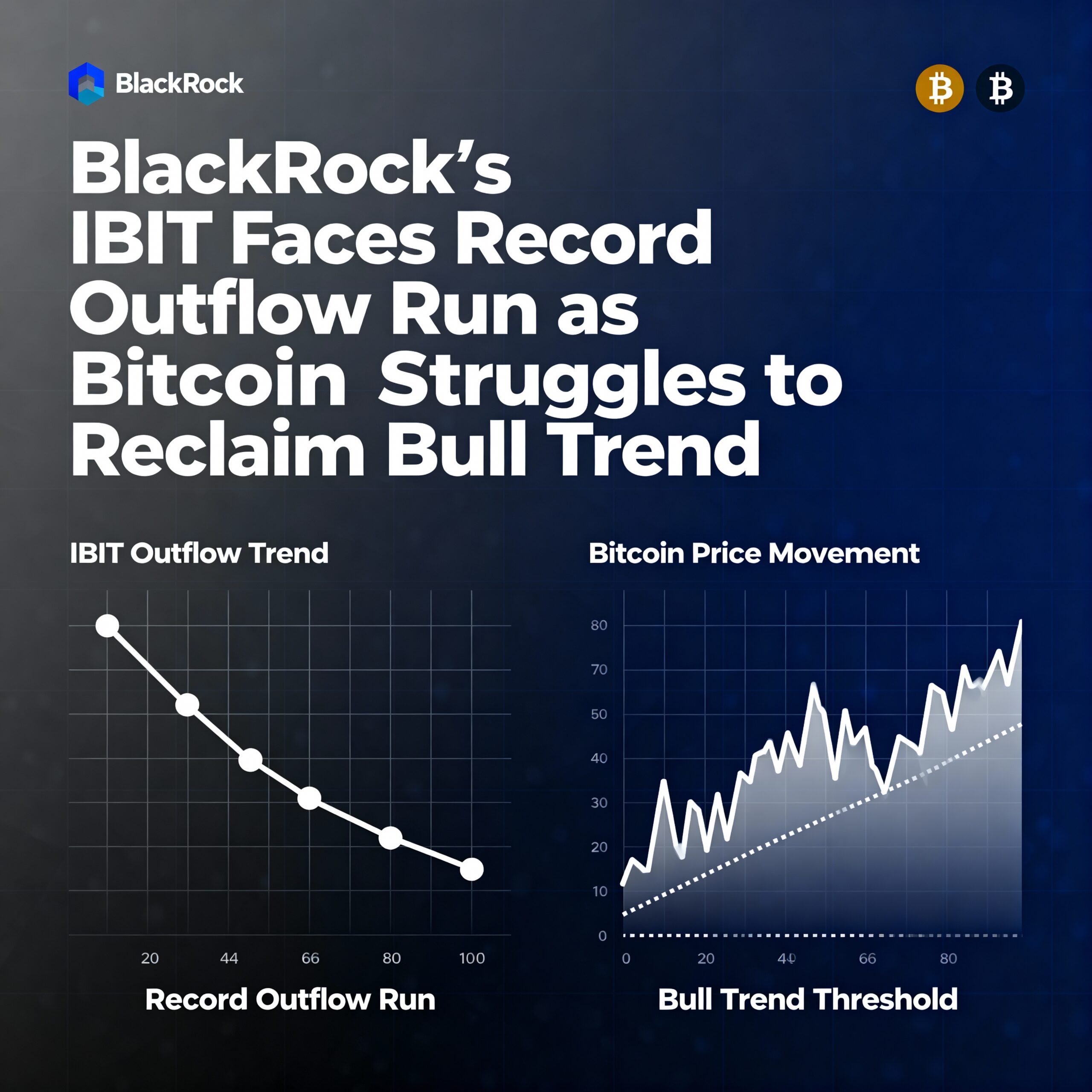 BlackRock’s IBIT Sees Unprecedented Outflows as Bitcoin Fails to Regain Its Bullish Momentum