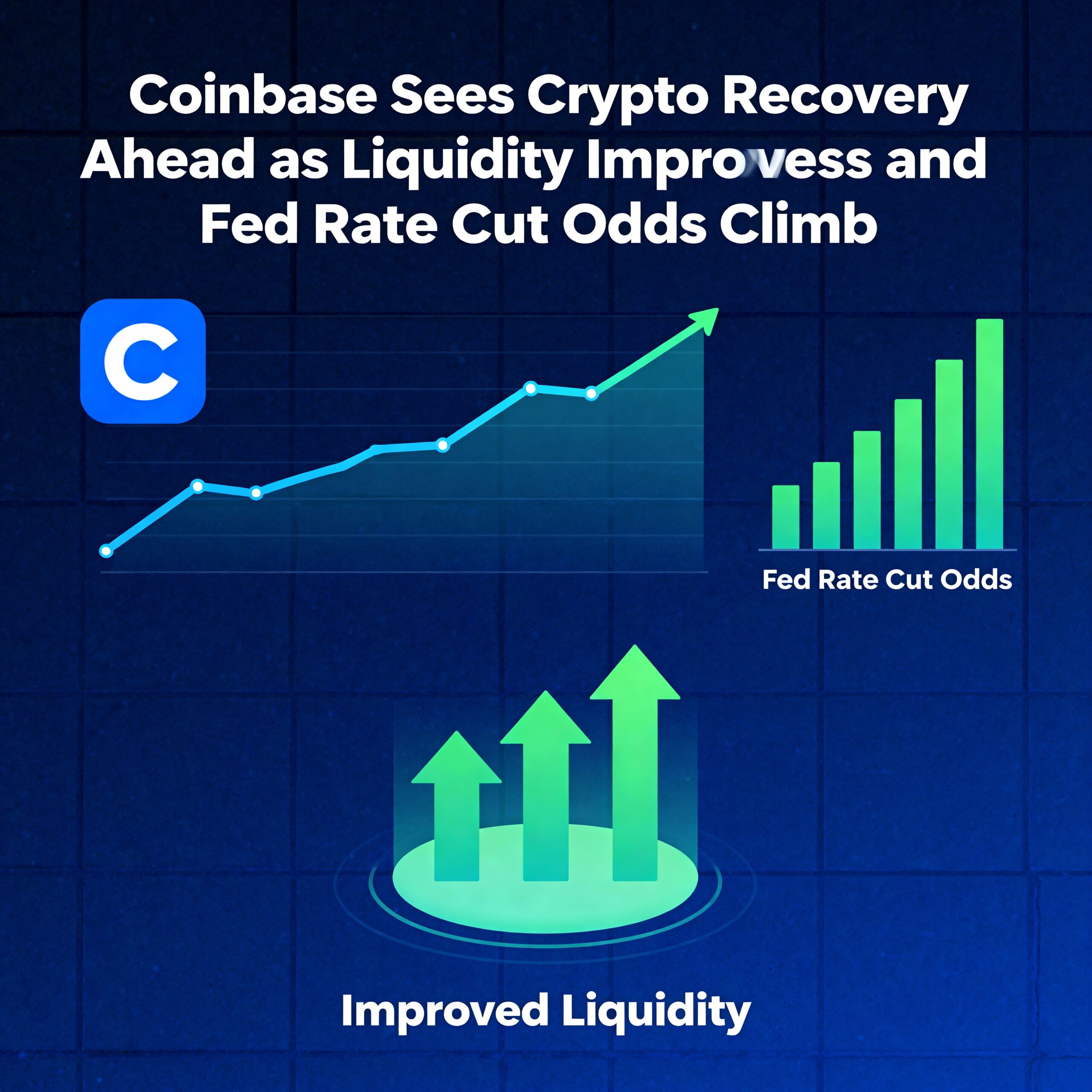 Coinbase Predicts Crypto Rebound as Liquidity Strengthens and Fed Rate-Cut Expectations Rise