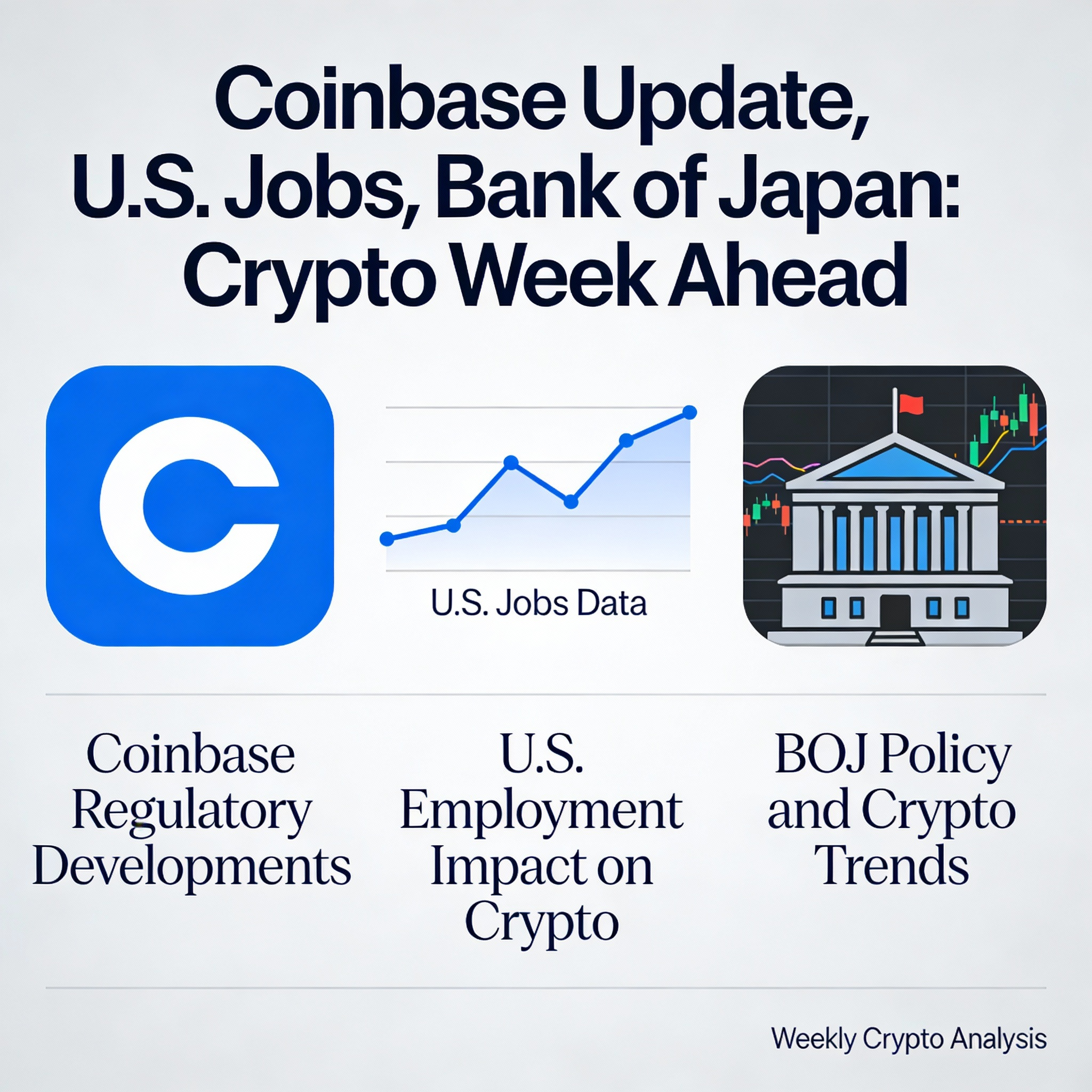 Crypto Week Ahead: Coinbase Update, U.S. Jobs Data, and Bank of Japan Moves