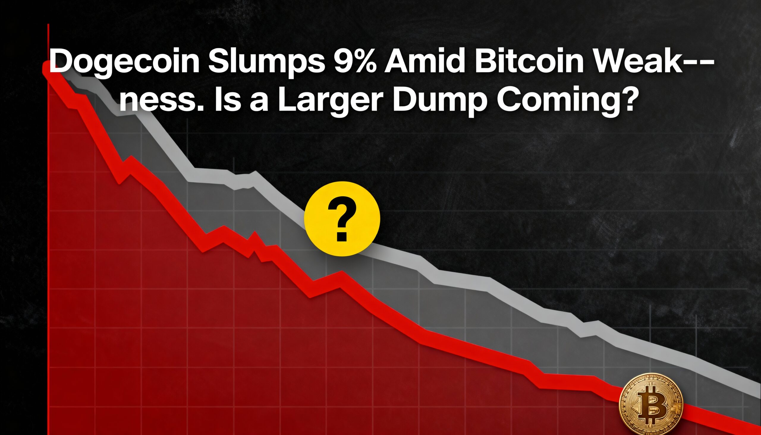 Dogecoin Drops 9% as Bitcoin Falters—Could Further Losses Follow?