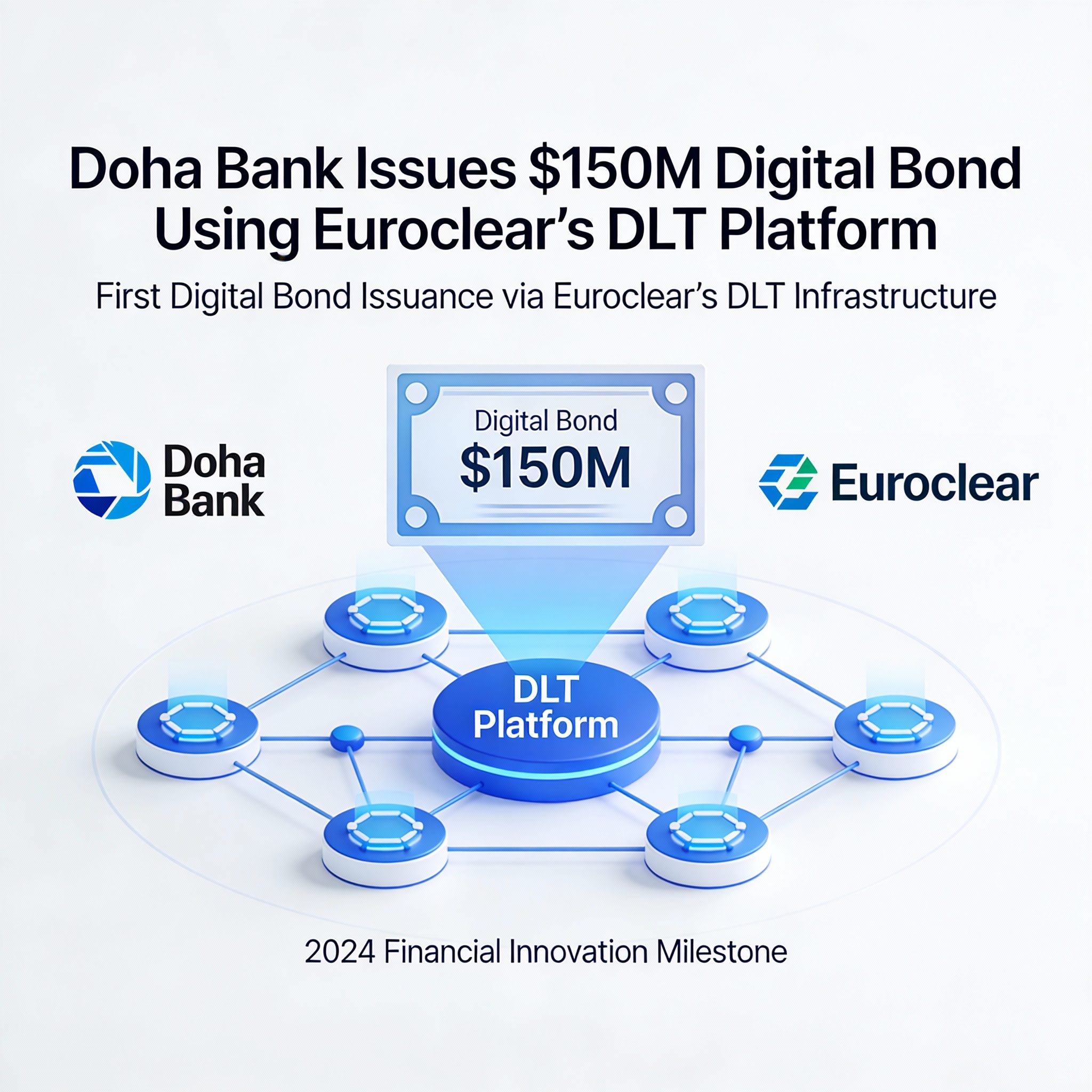 Doha Bank Raises $150M via Digital Bond on Euroclear’s DLT Platform
