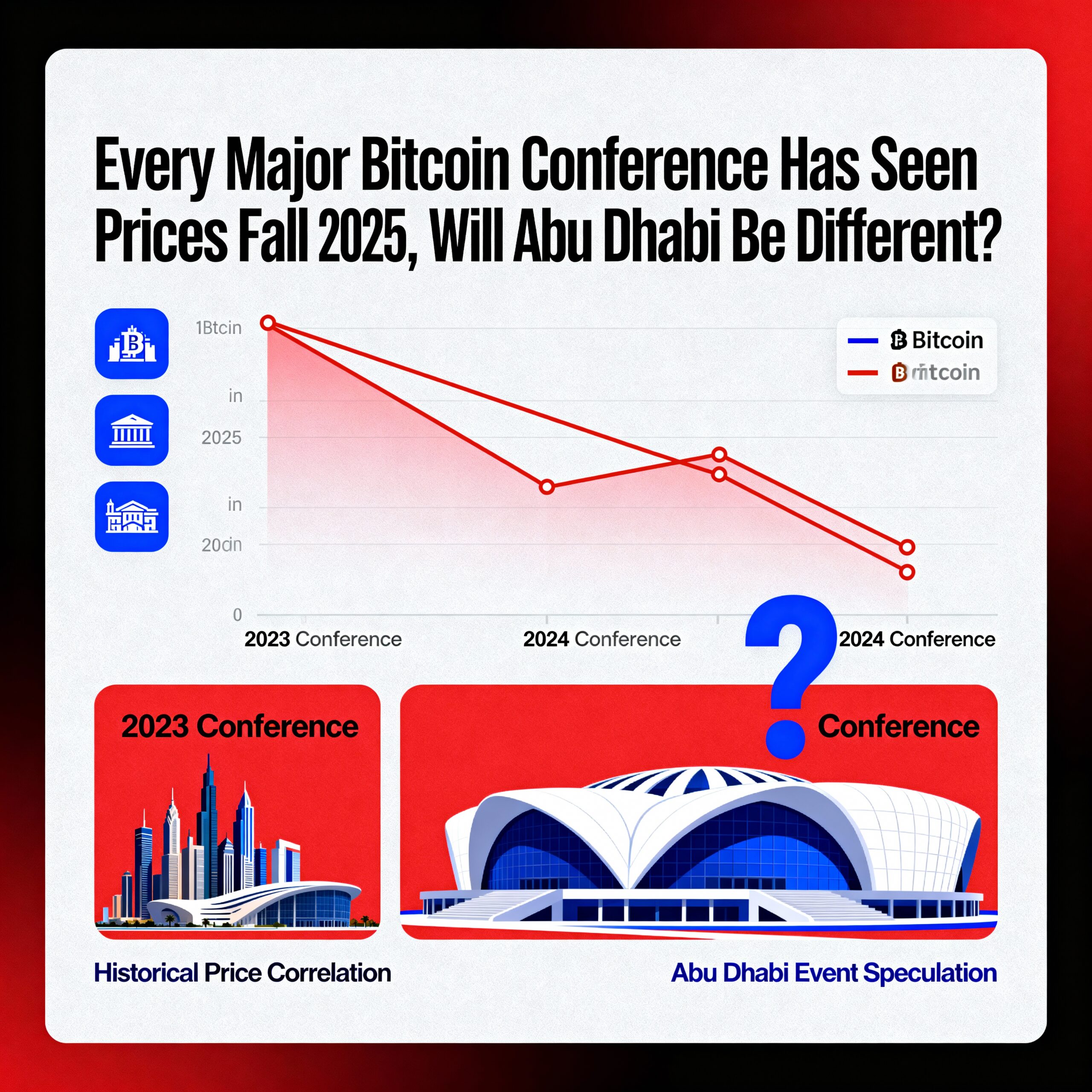 Bitcoin Prices Have Dropped at Every Major 2025 Conference—Can Abu Dhabi Break the Trend?