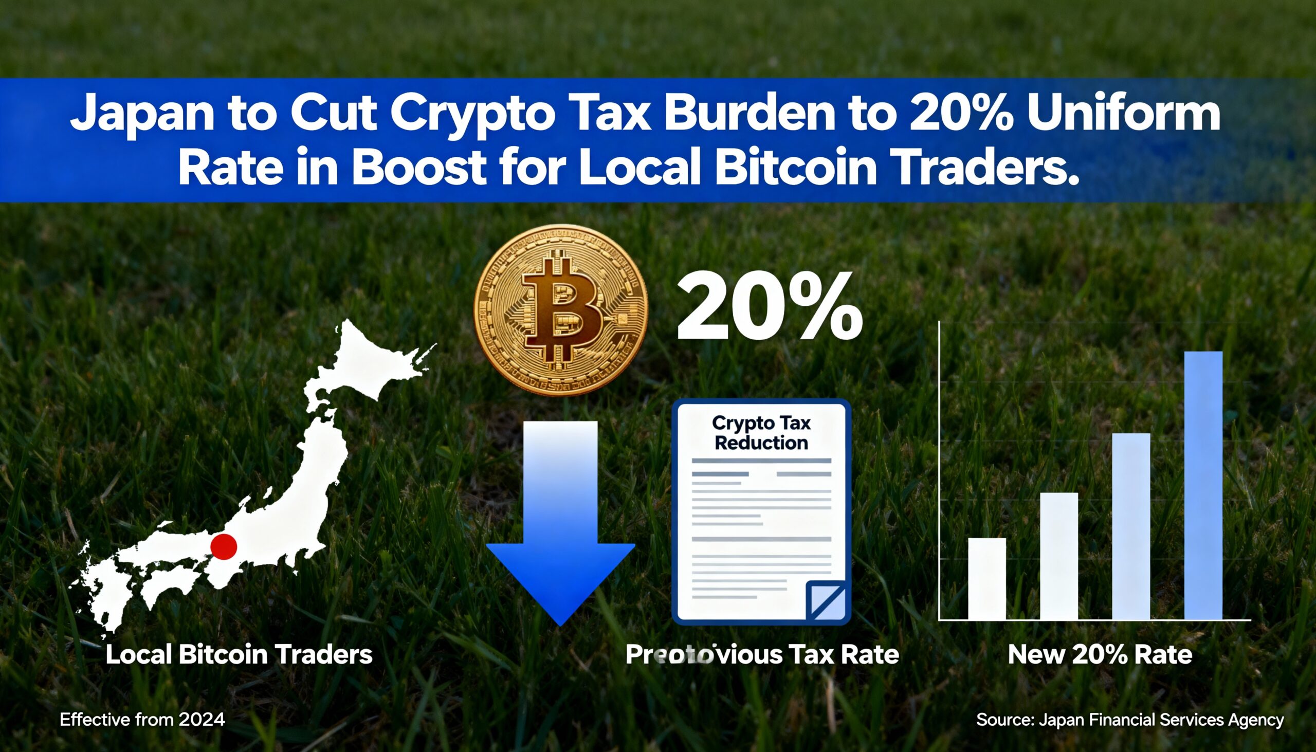 Japan Moves to a Flat 20% Crypto Tax, Easing the Burden for Local Bitcoin Traders