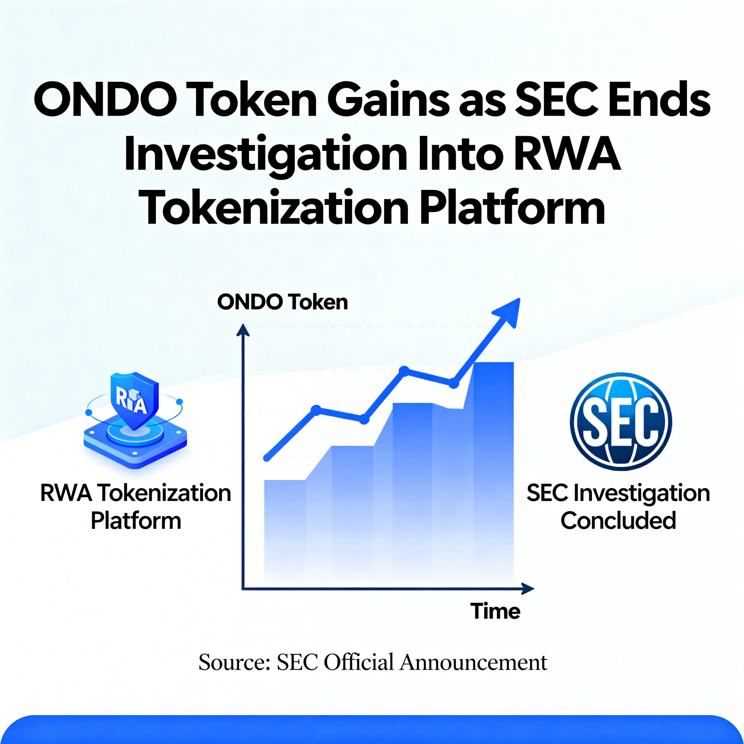 ONDO Token Rises Following SEC Closure of RWA Tokenization Probe
