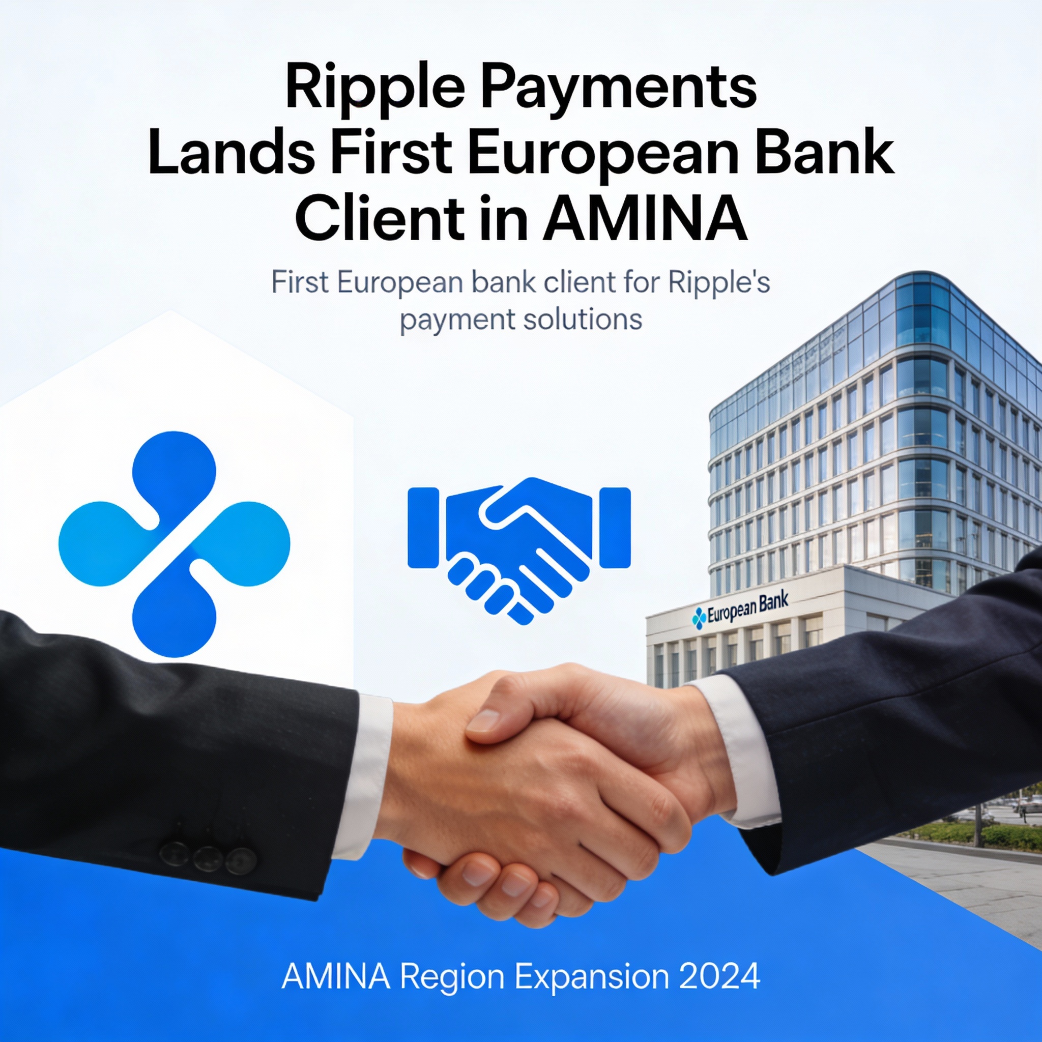 Ripple Payments Secures Its First European Bank Client in AMINA