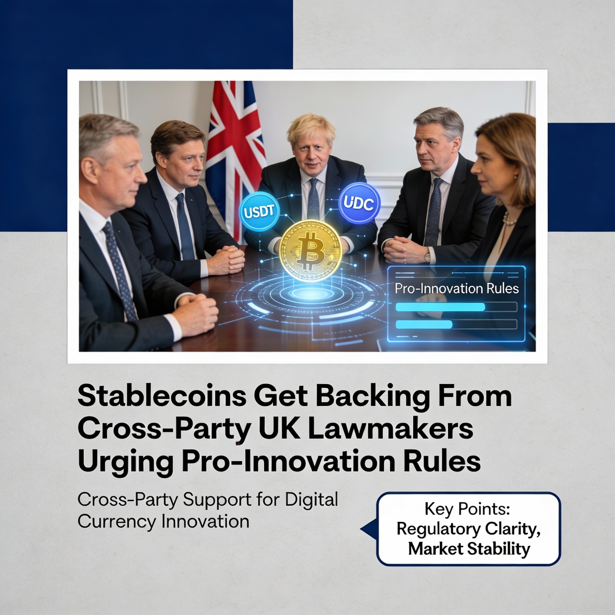 UK Lawmakers Across Parties Back Stablecoins, Call for Pro-Innovation Regulation