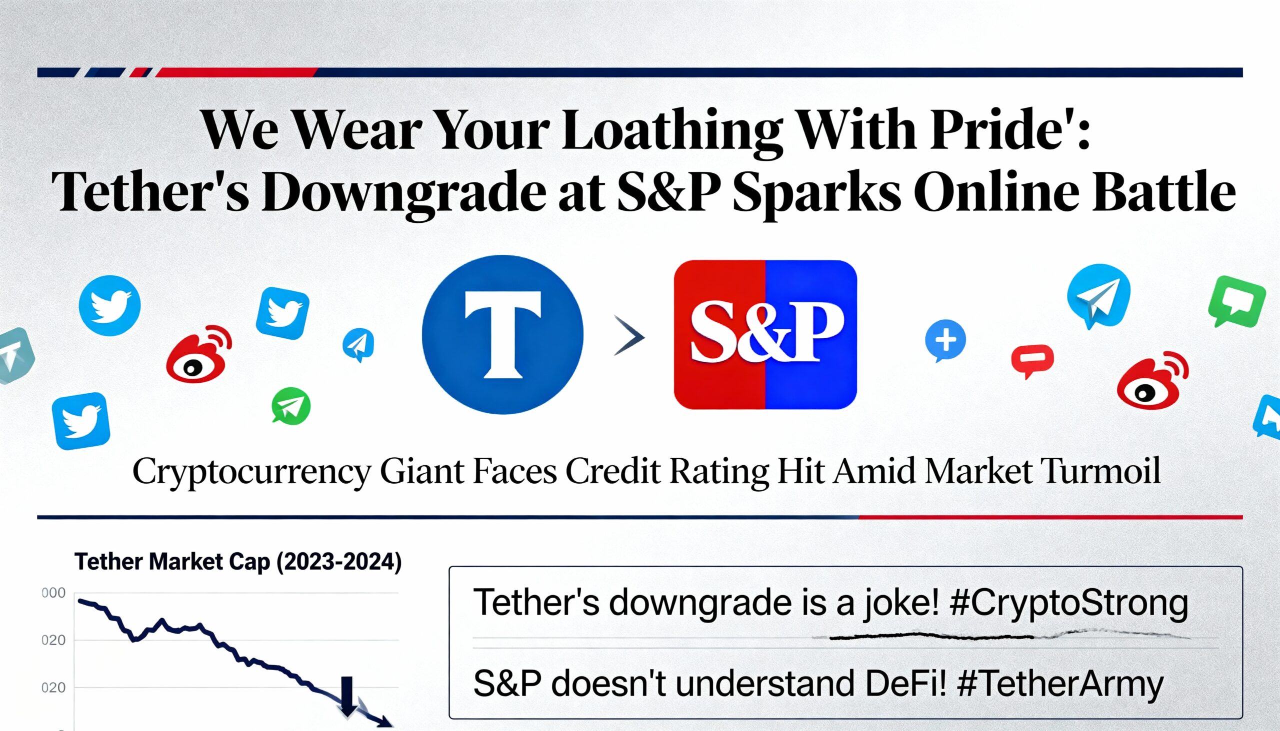 We Wear Your Hatred Proudly’: Tether Faces Online Backlash Following S&P Downgrade