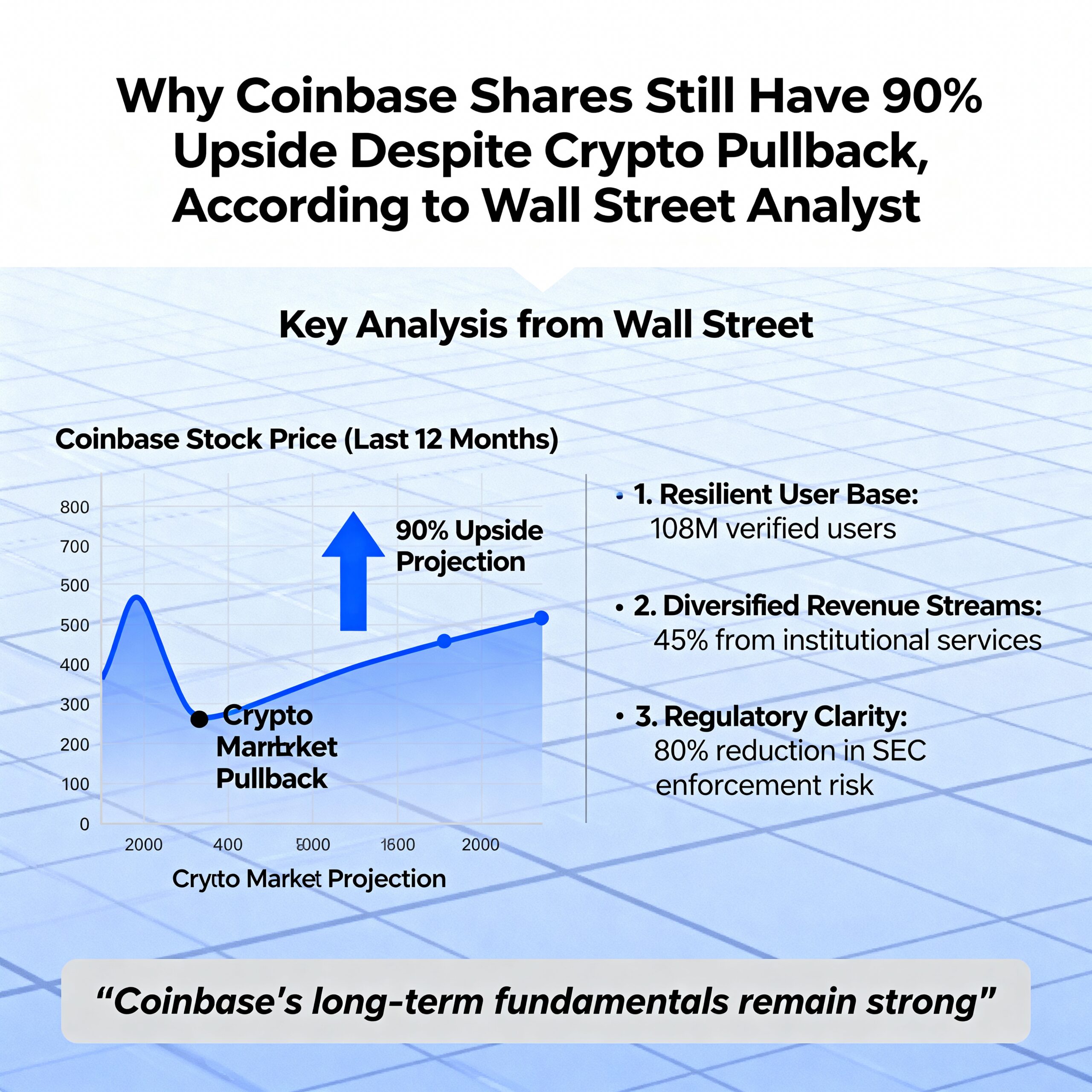 Wall Street Analyst Sees 90% Upside for Coinbase Shares Despite Crypto Market Dip