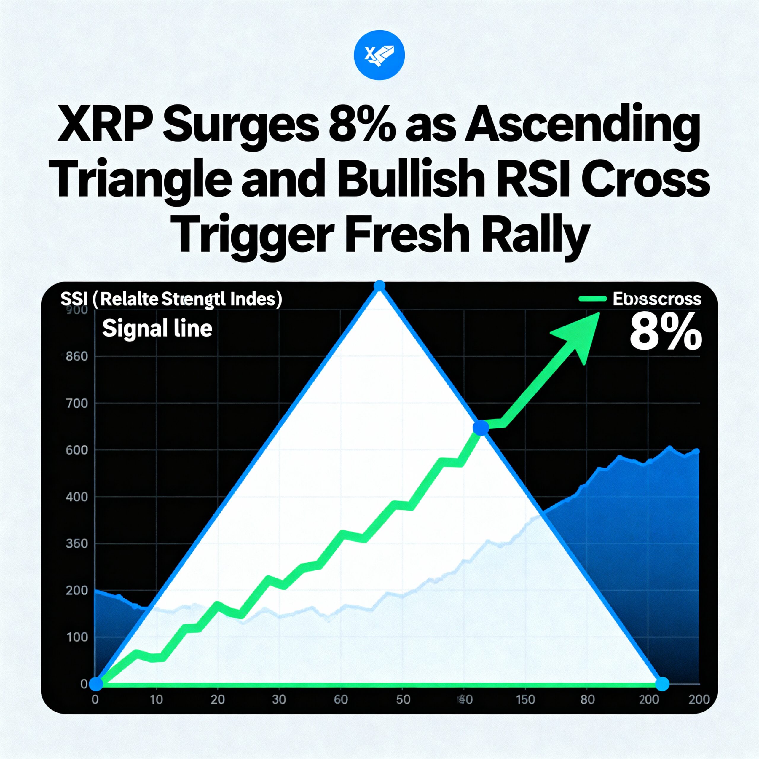 XRP Jumps 8% as Ascending Triangle Breakout and Bullish RSI Signal Ignite Rally