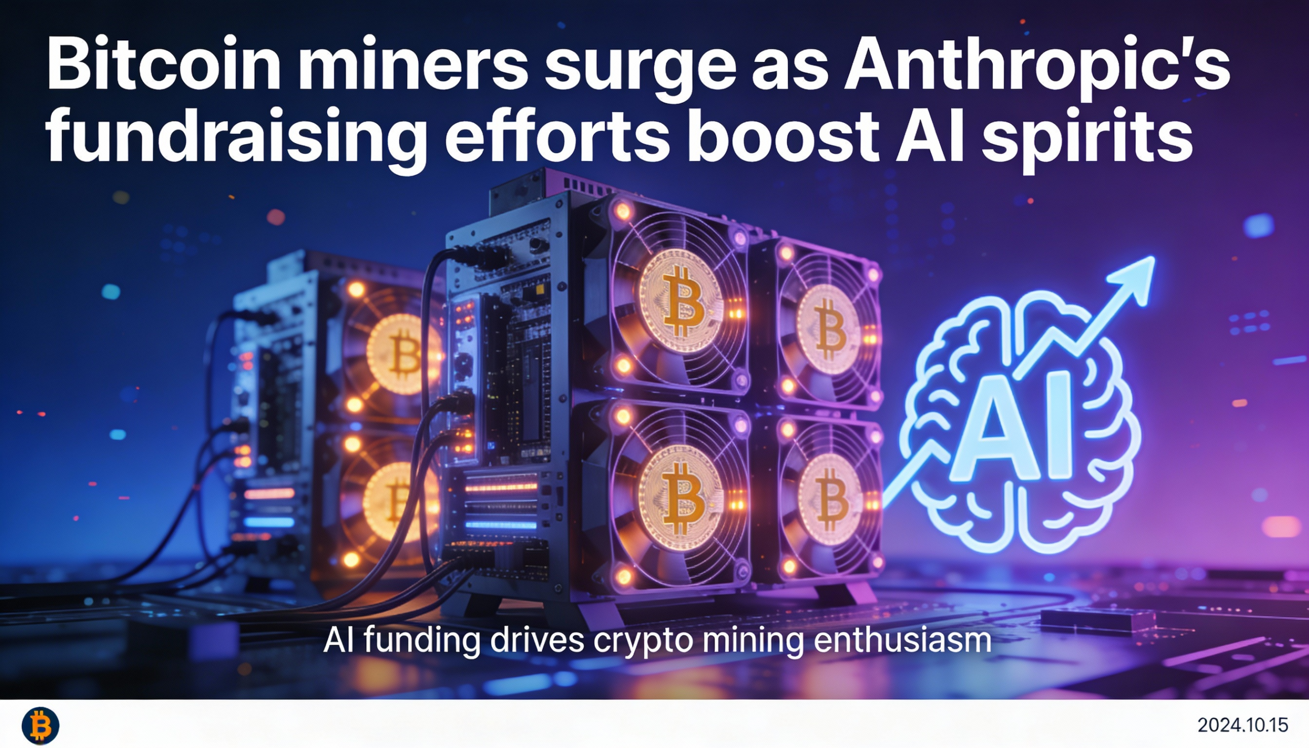 AI Enthusiasm from Anthropic Funding Sends Bitcoin Miners Higher