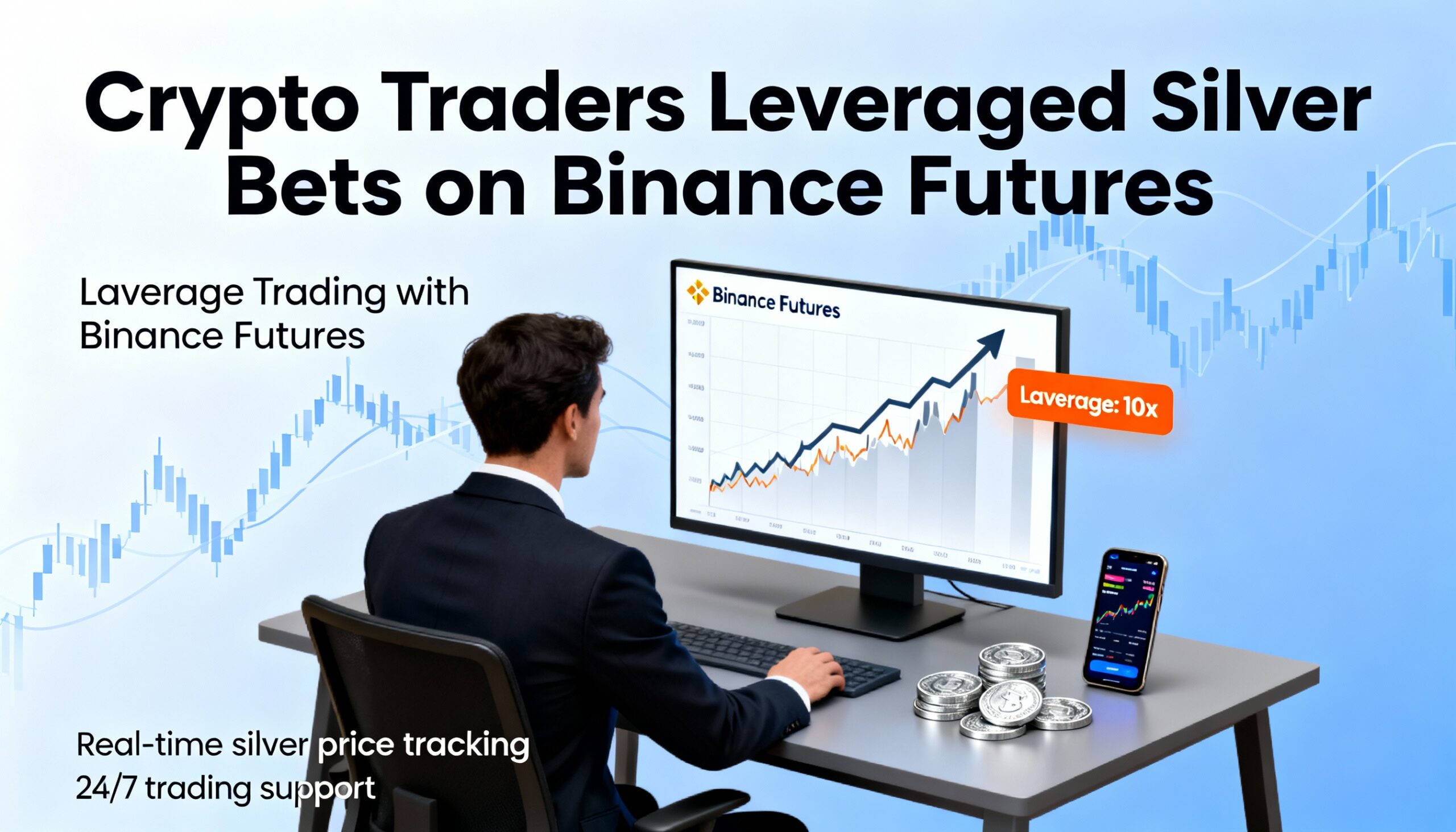 Binance Futures now lets crypto traders take leveraged positions in silver.
