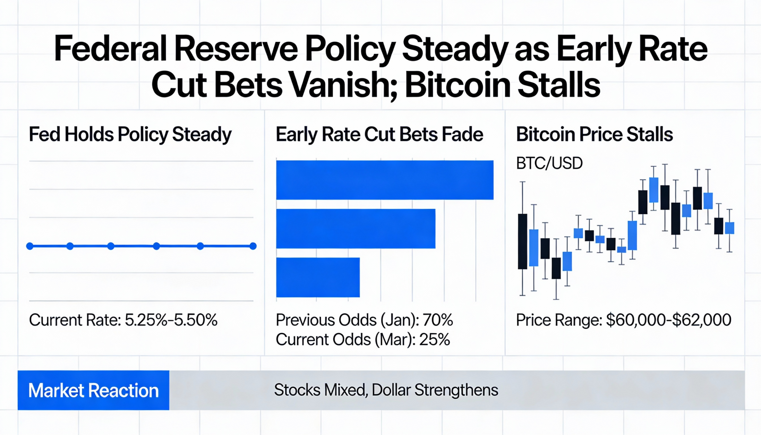 No Fed move, no bitcoin bounce as rate-cut wagers disappear.