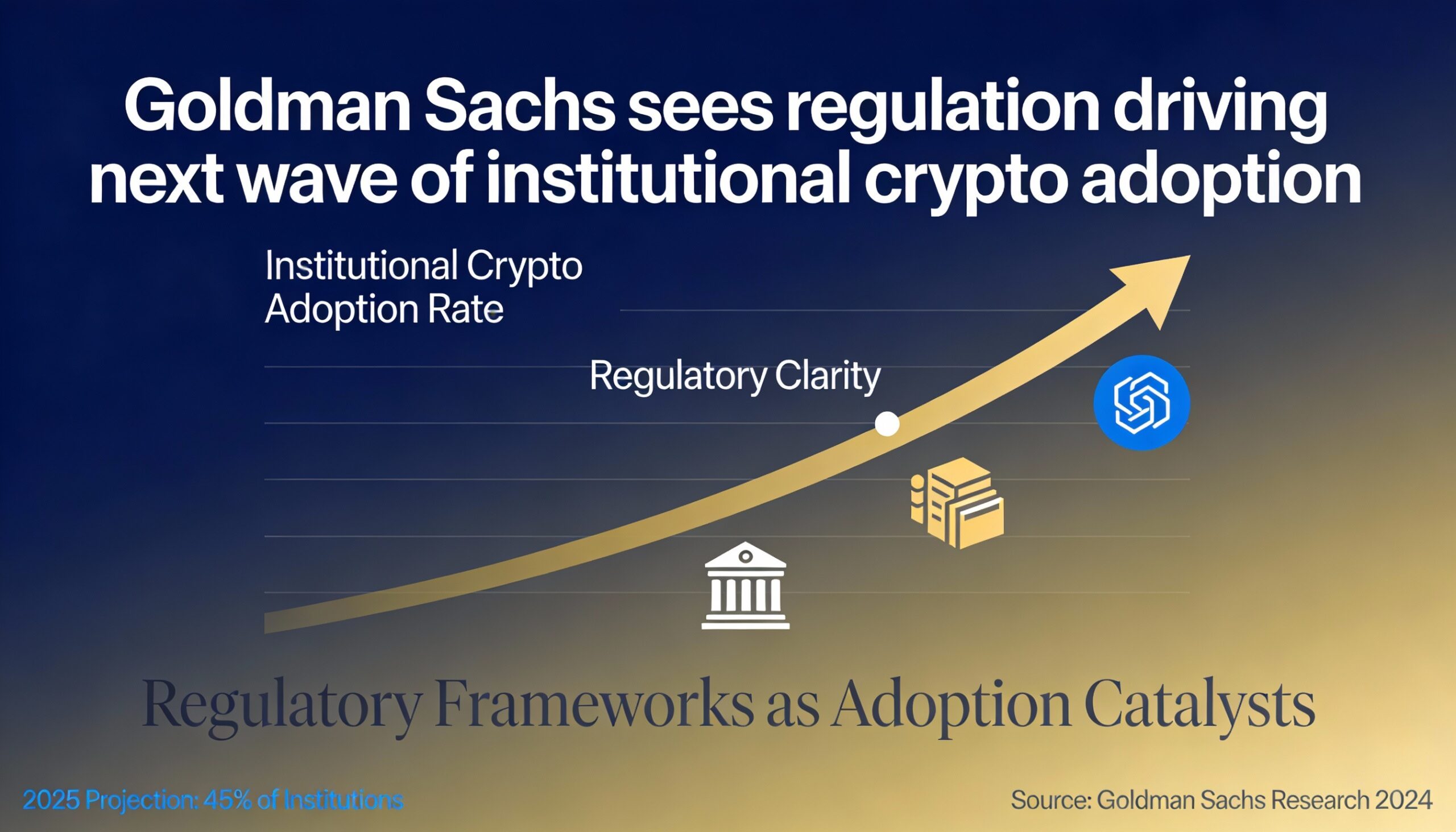 Goldman Sachs: New Rules Could Spur Broader Institutional Adoption of Crypto