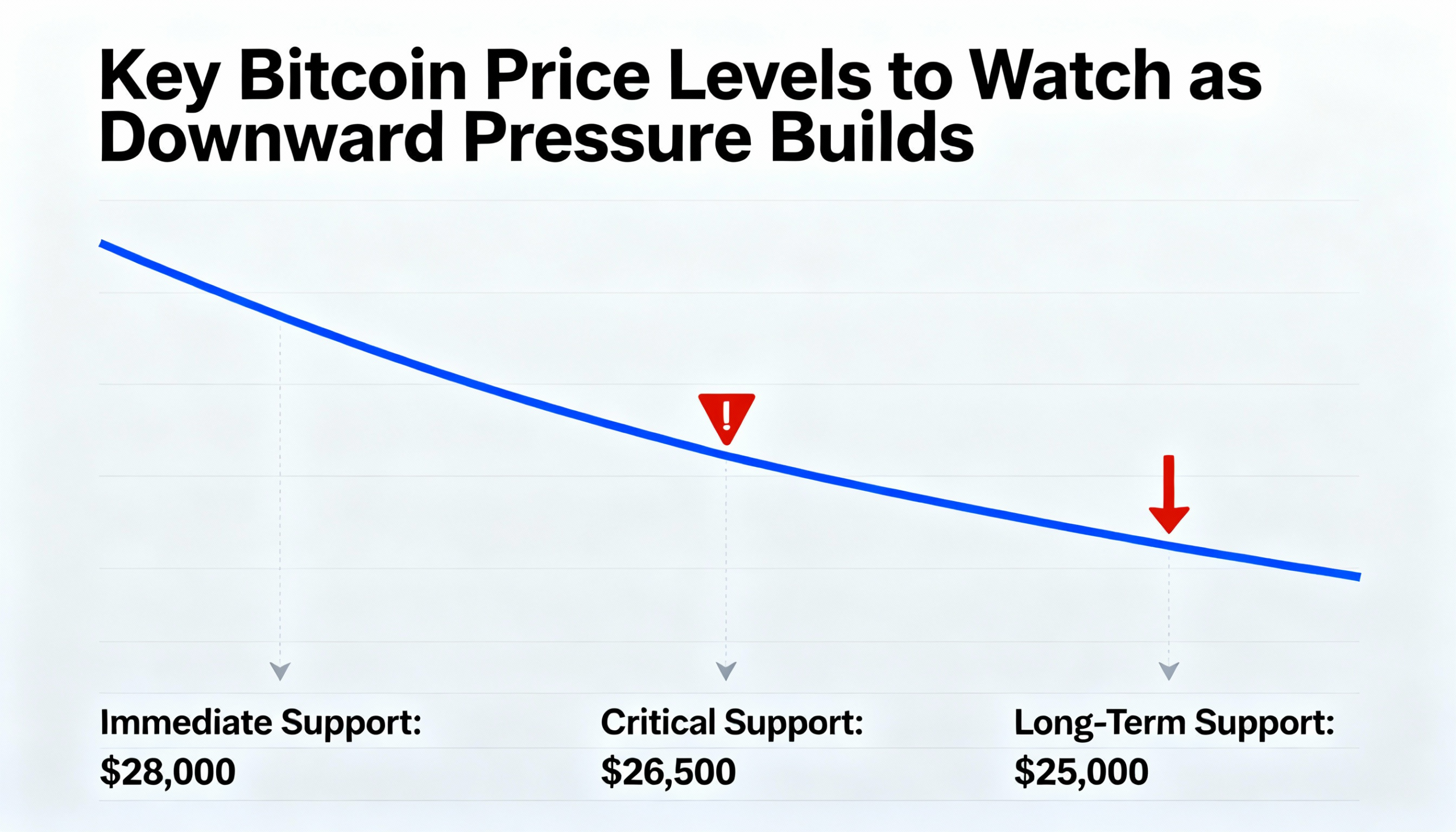 Bitcoin approaches key technical levels as bearish pressure intensifies