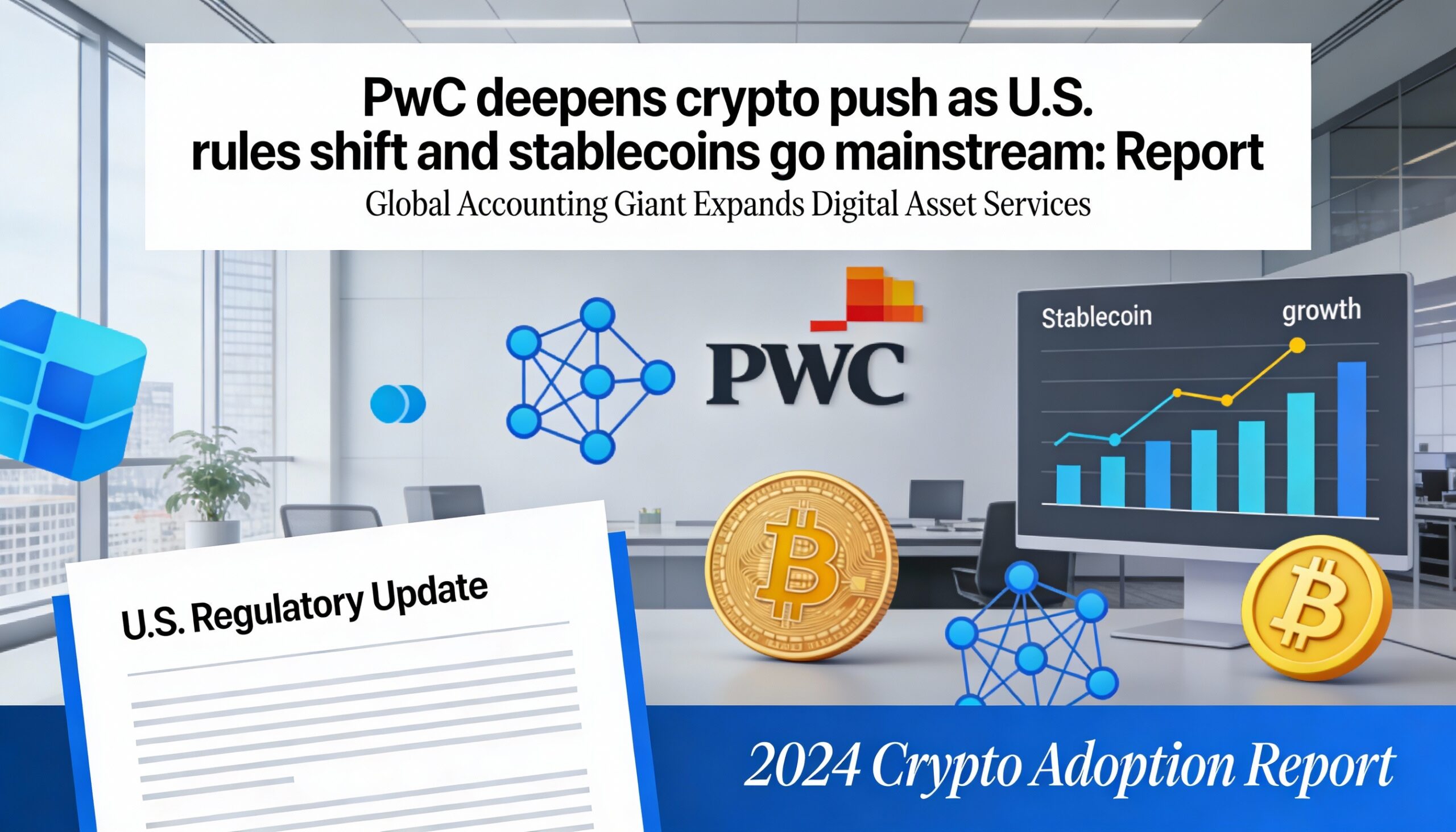 PwC strengthens its crypto initiatives in response to changing U.S. rules and rising stablecoin use: Report.