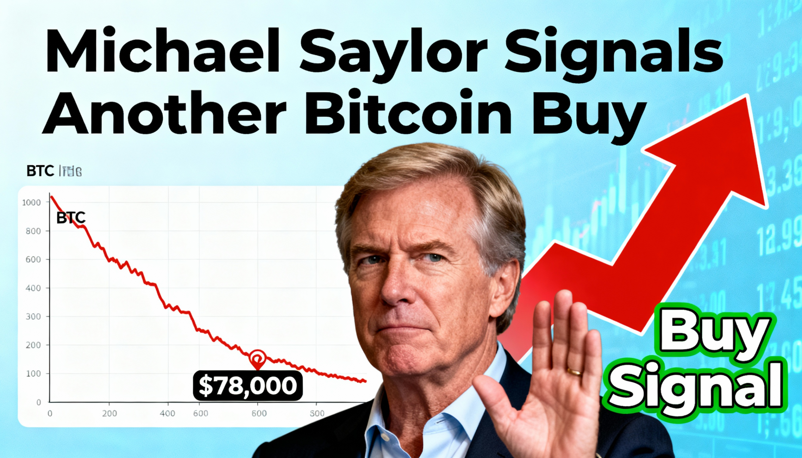 Michael Saylor signals a renewed Bitcoin buy amid BTC’s drop to $78,000