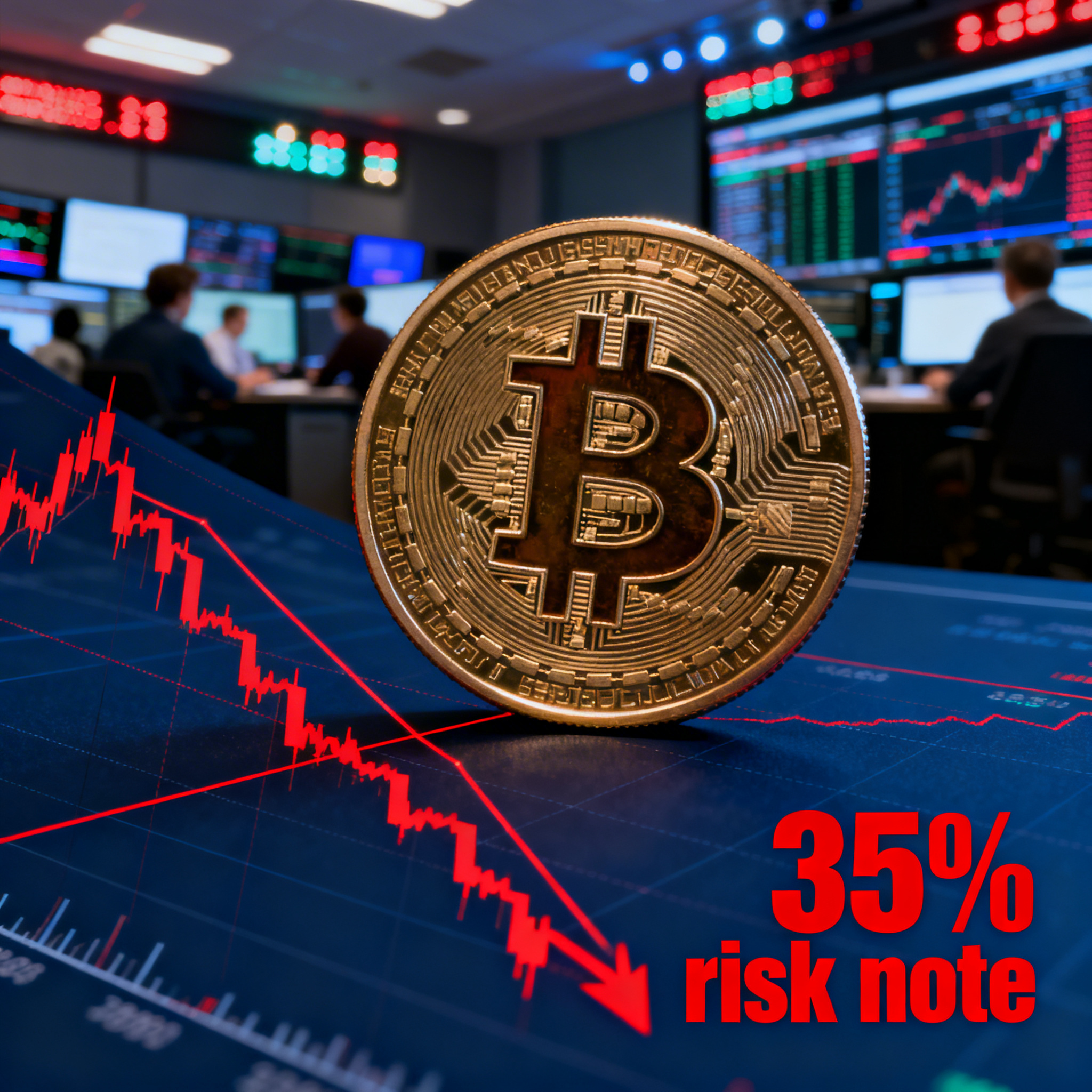 Bitcoin Under Pressure as U.S. Market Meltdown Odds Increase to 35%