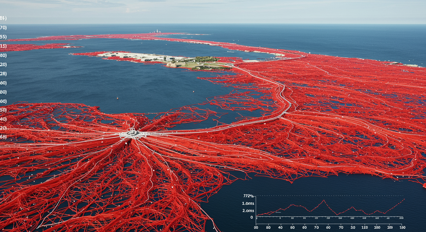 Cutting 72% of the world’s submarine cables wouldn’t stop Bitcoin, but targeting five critical hosting providers could severely disrupt the network.
