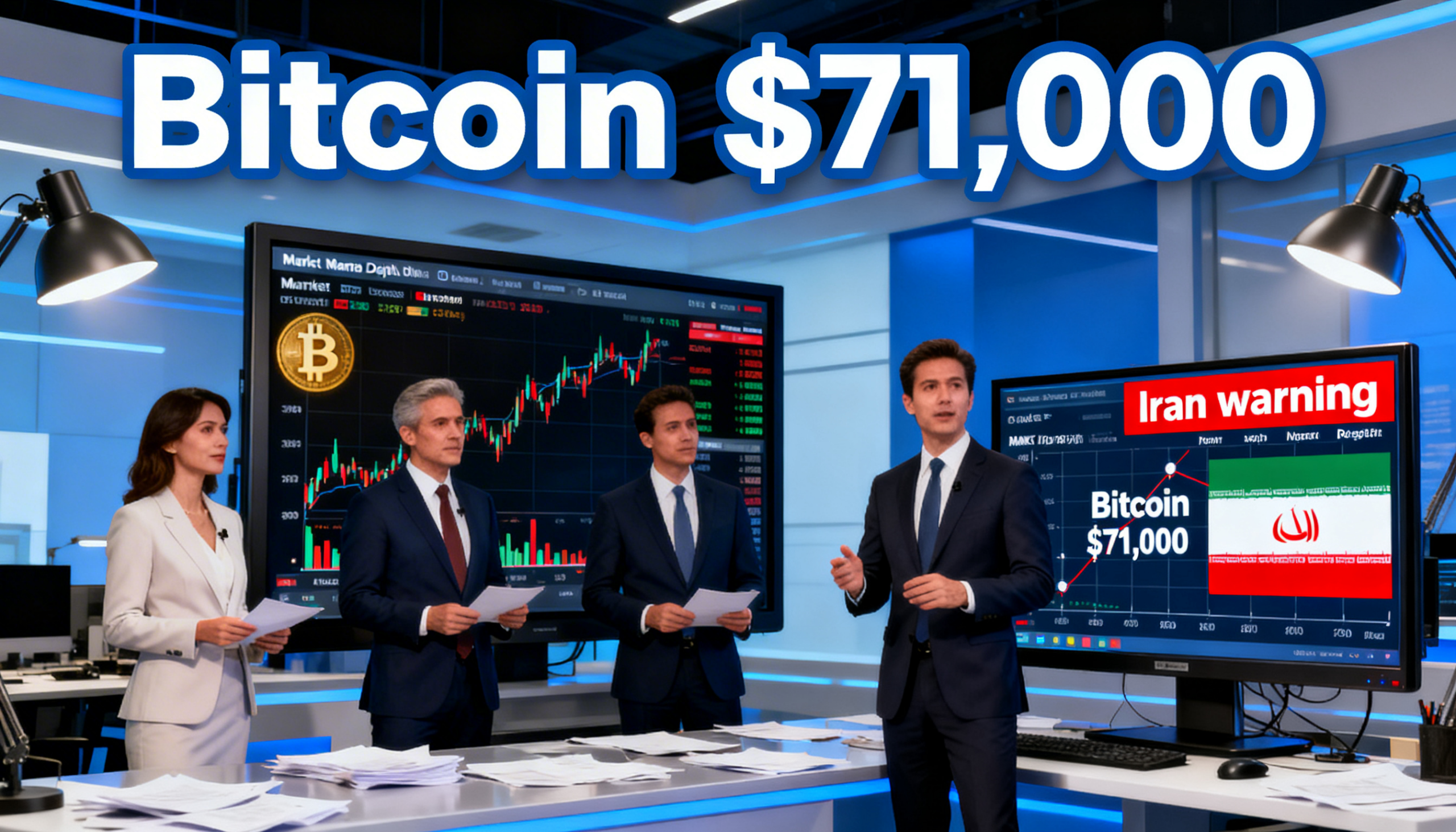 Bitcoin Trades Around $71K Despite Escalating Tensions After Donald Trump Warns of Possible Strikes on Kharg Island