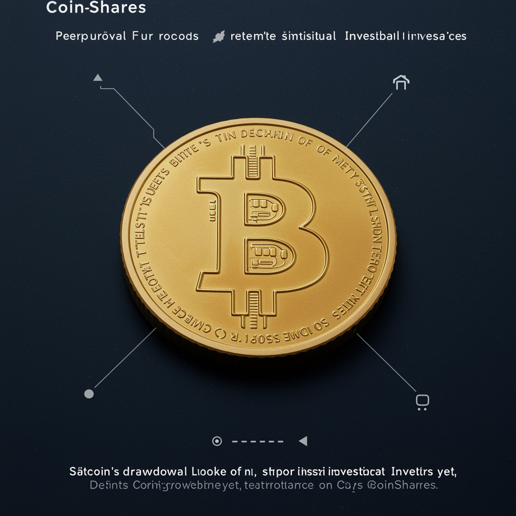 Bitcoin’s recent dip hasn’t rattled institutional investors, says CoinShares.